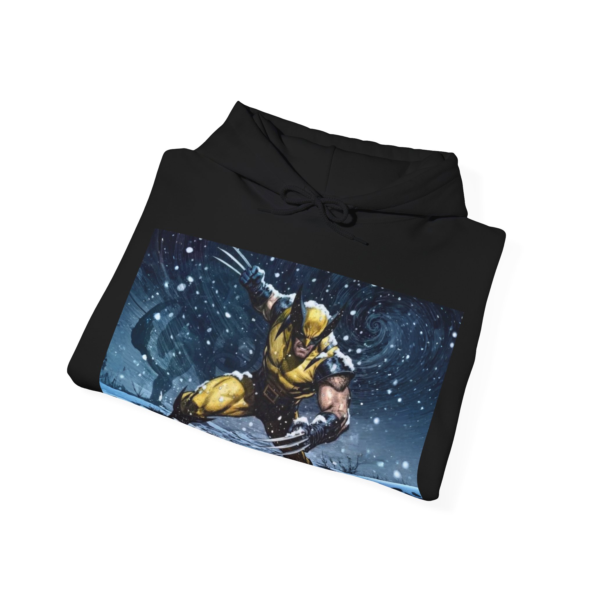 Wolverine Claws X‑Men Winter Comic Graphic Hoodie - Image 4