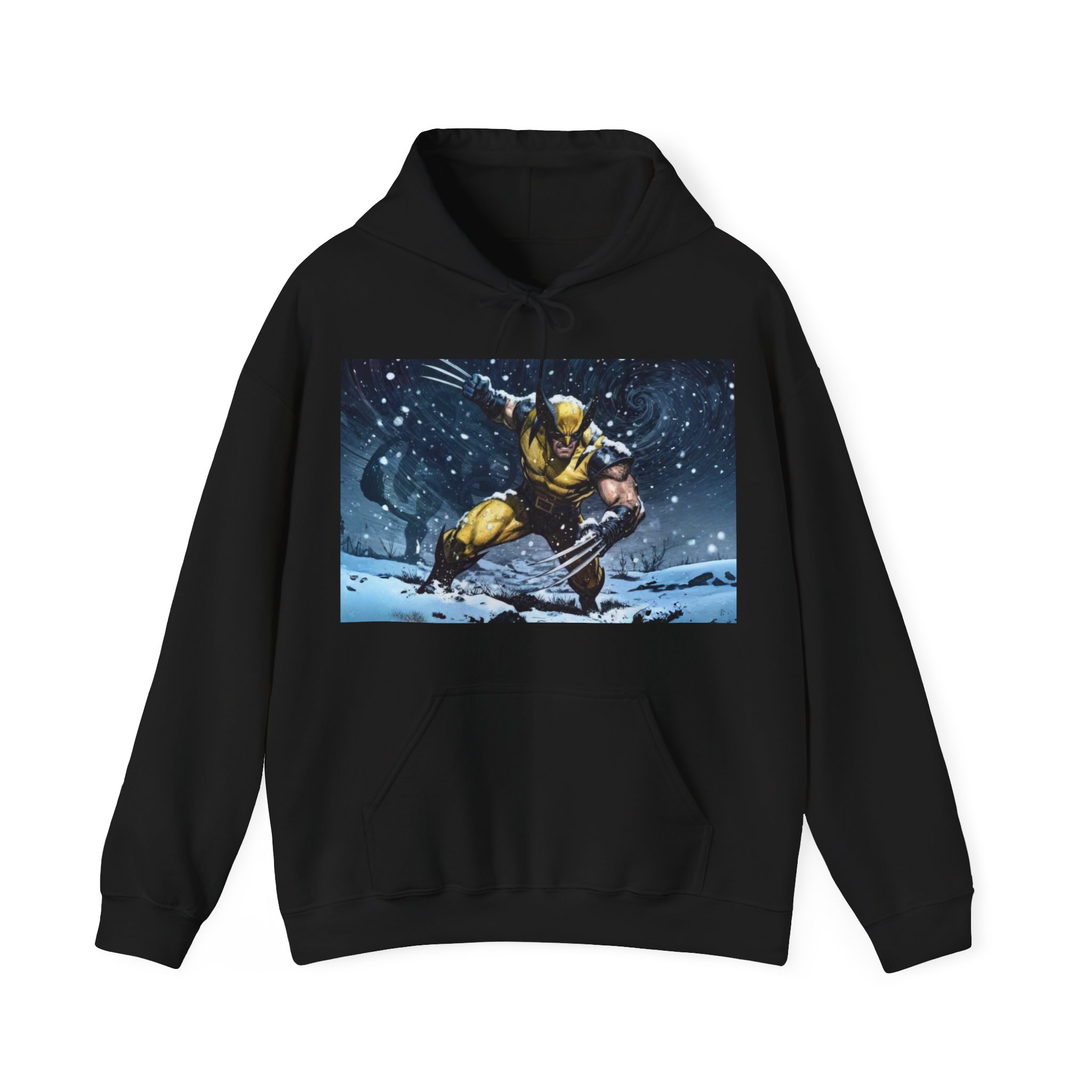 Wolverine Claws X‑Men Winter Comic Graphic Hoodie