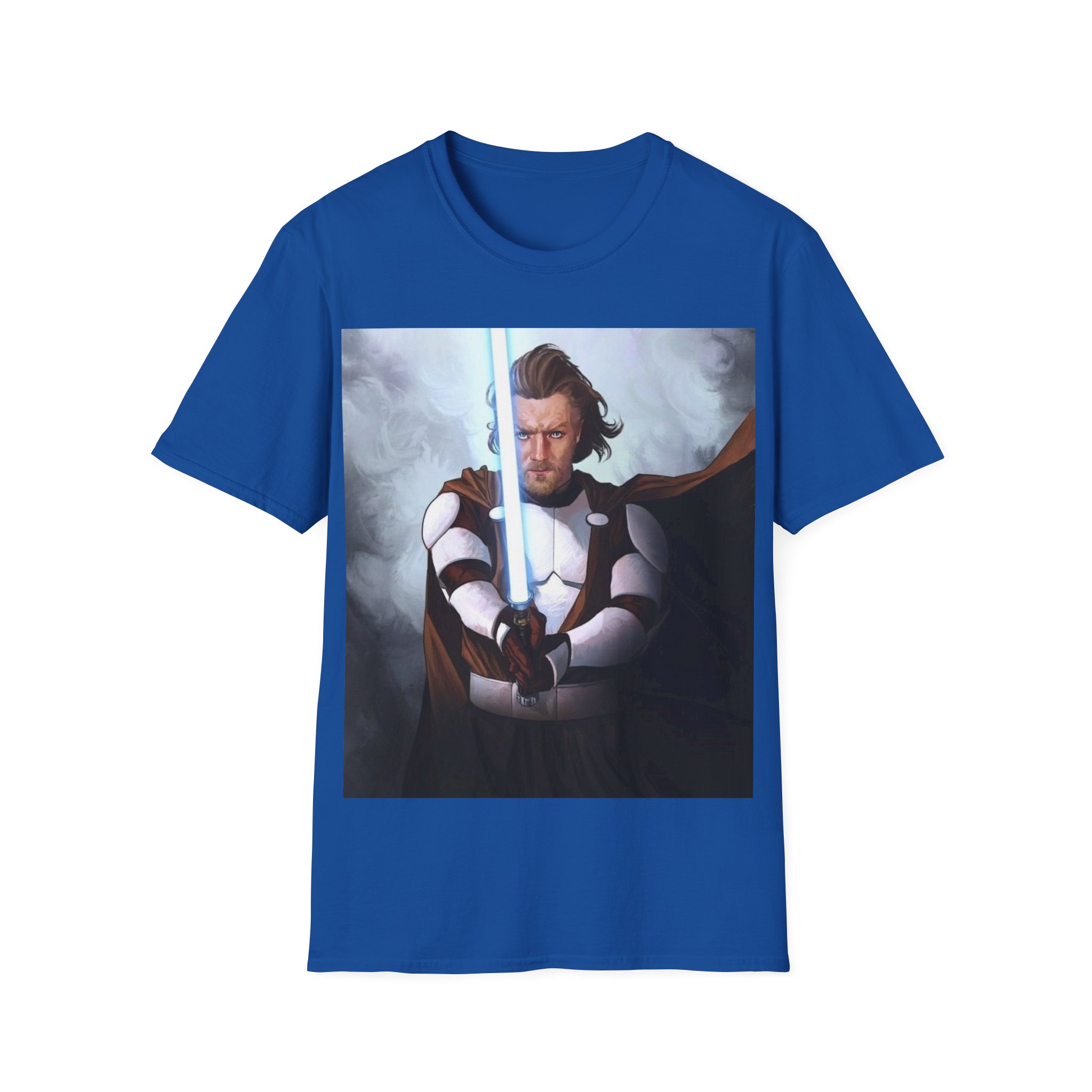 Obi‑Wan Kenobi Jedi Master Blue Saber Graphic Tee - Image 20