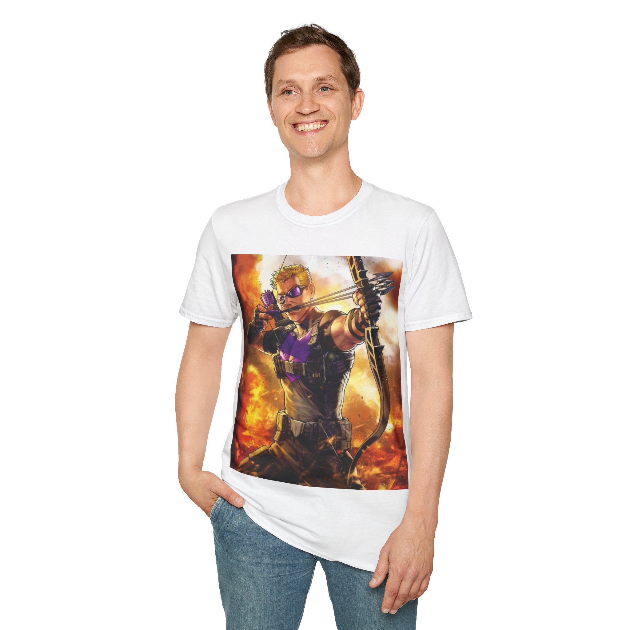 Hawkeye Precision Archer Fire Battle Graphic Tee - Image 14