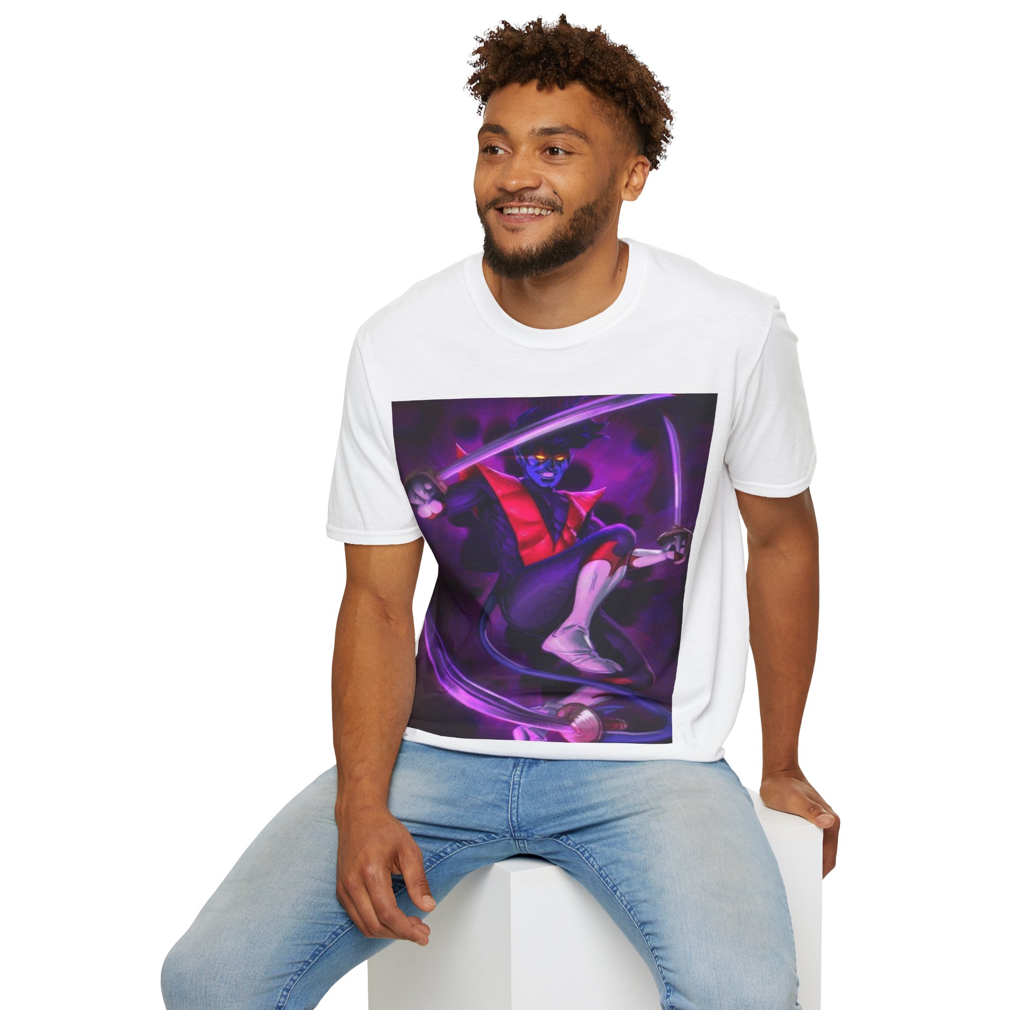 Nightcrawler Shadow Strike Comic Art Graphic Tee - Image 17