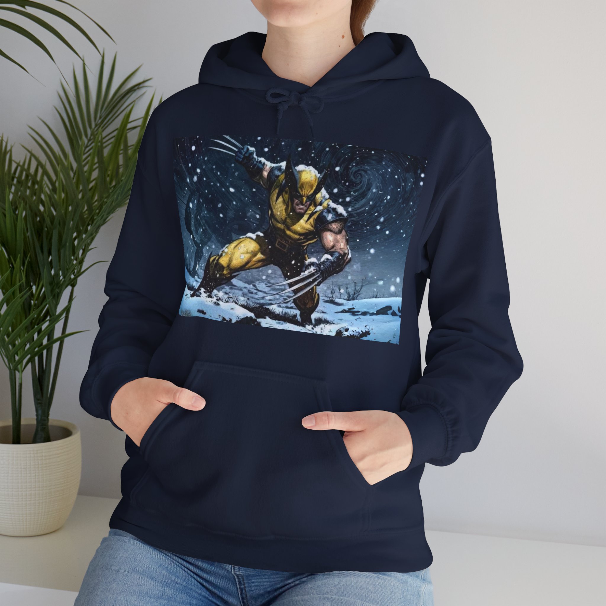 Wolverine Claws X‑Men Winter Comic Graphic Hoodie - Image 20