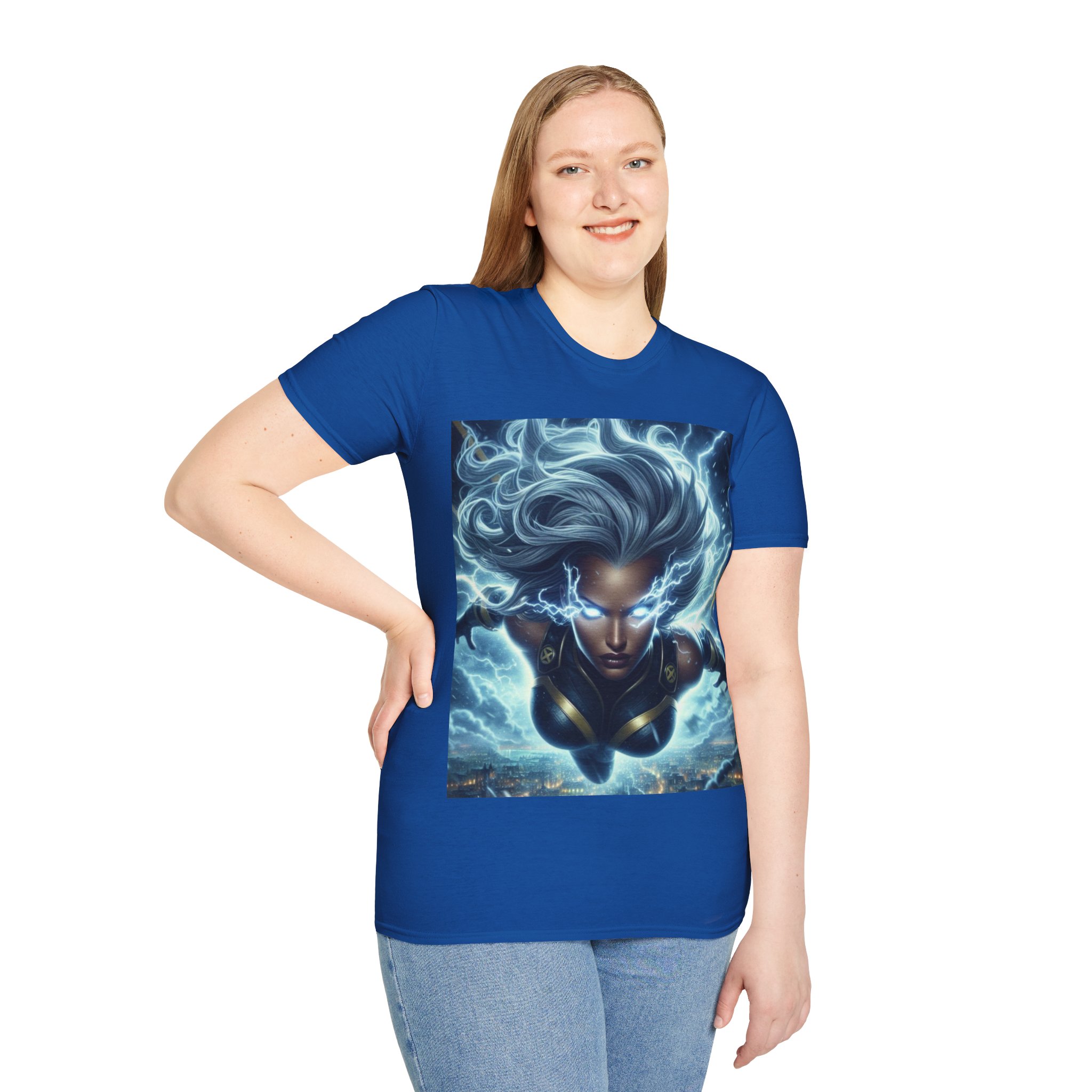 Storm Lightning Goddess Power Comic Art T‑Shirt - Image 22