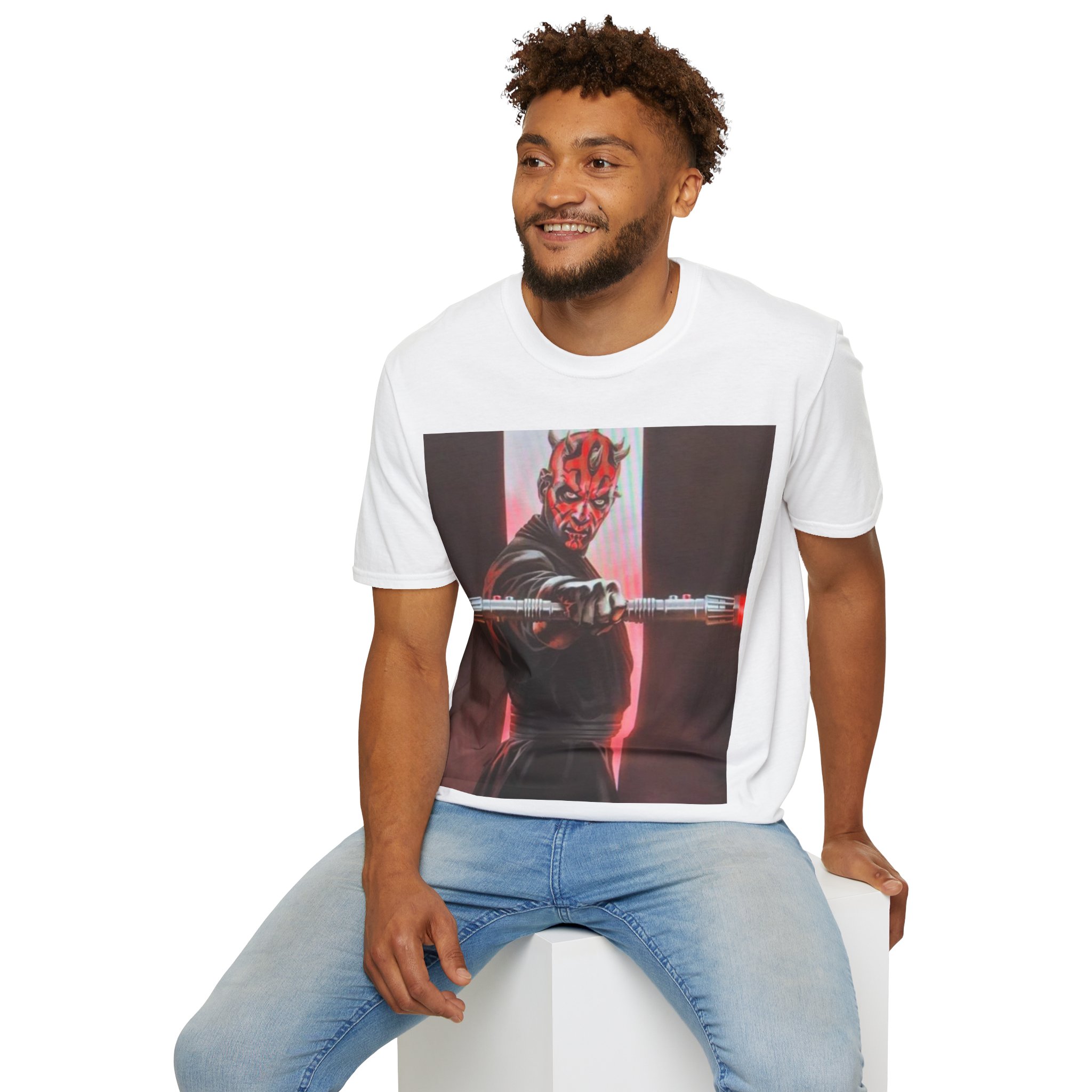 Darth Maul Graphic T-Shirt — Star Wars Sith Lightsaber Tee - Image 17