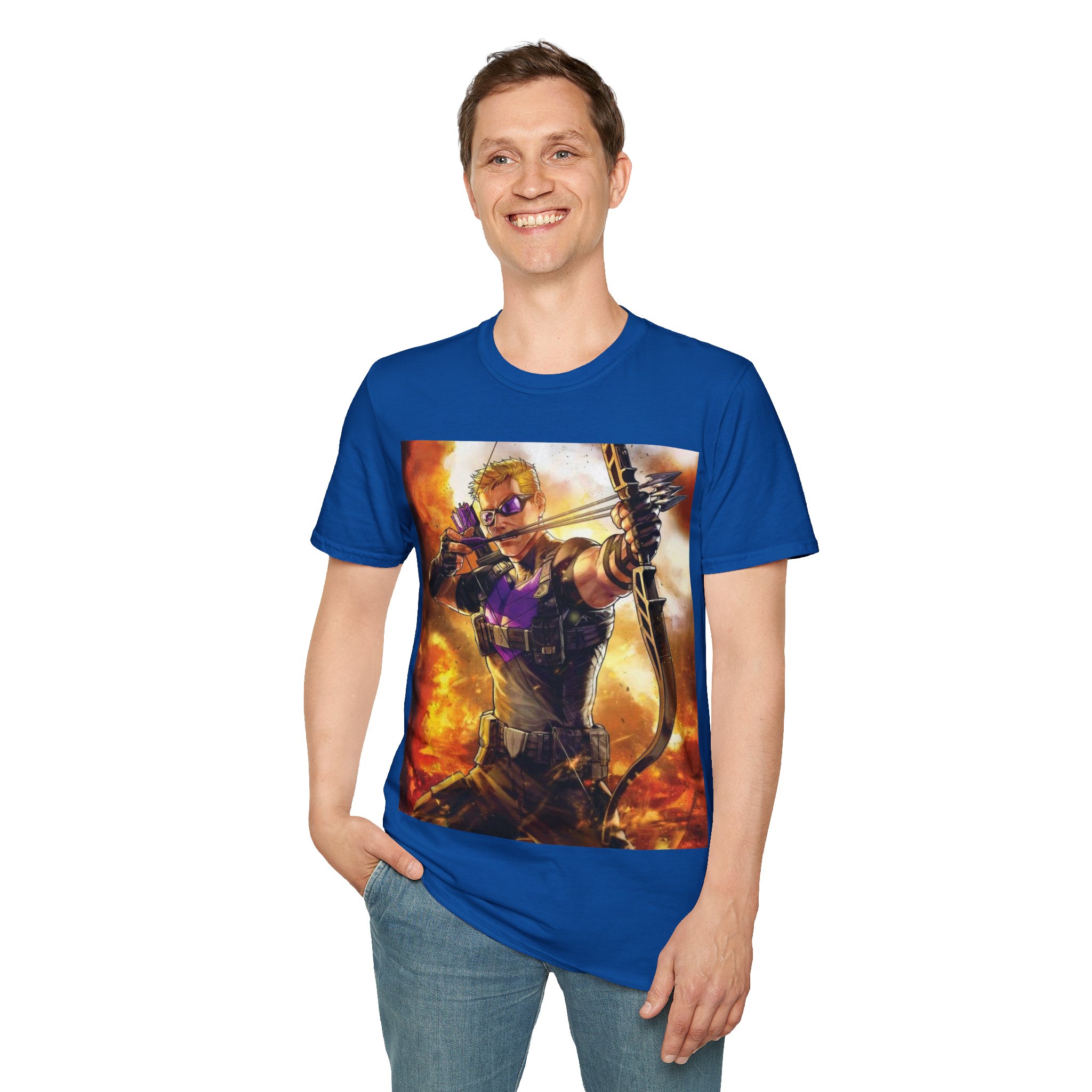 Hawkeye Precision Archer Fire Battle Graphic Tee - Image 23