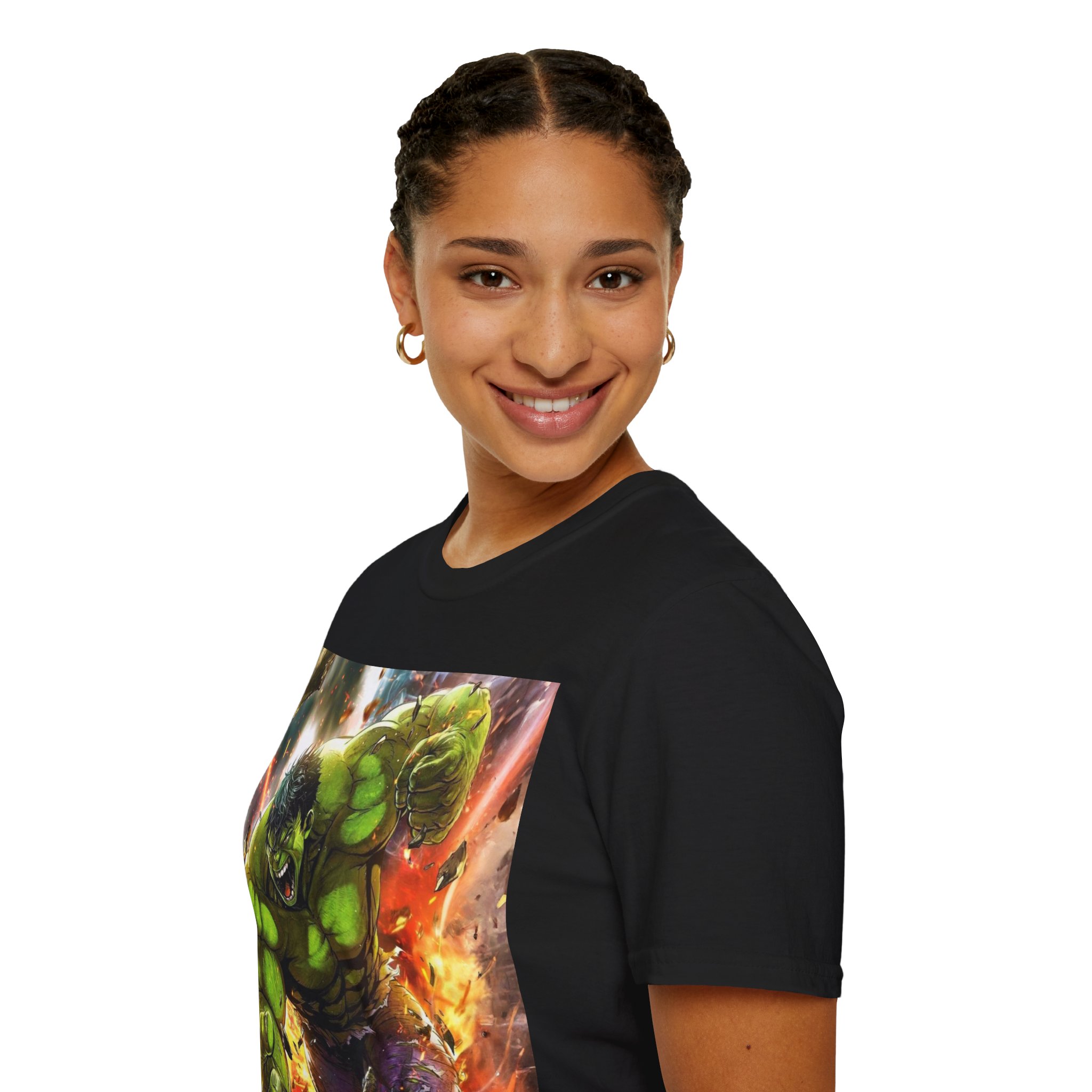 Hulk Smash Explosion Comic Art Graphic T‑Shirt - Image 6