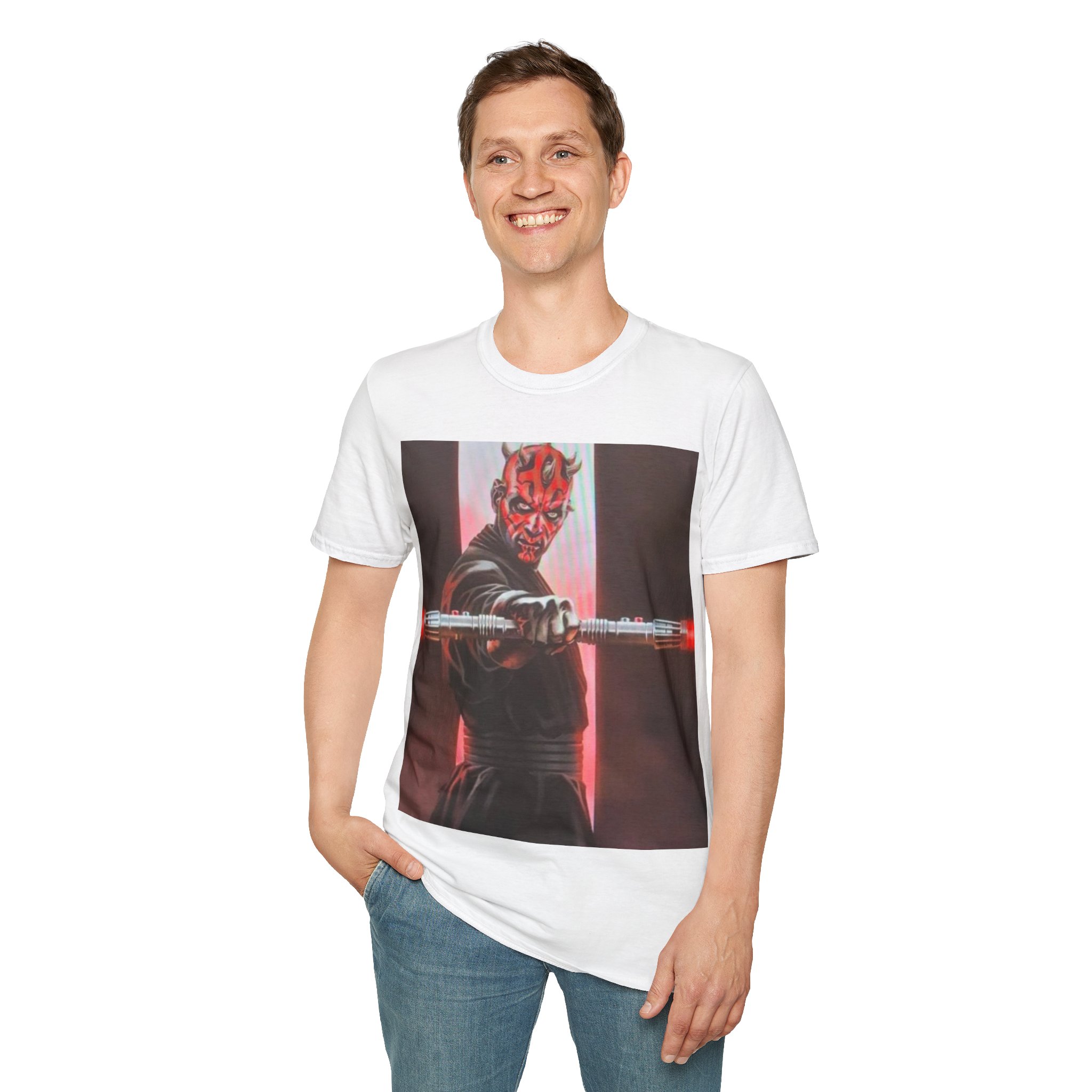Darth Maul Graphic T-Shirt — Star Wars Sith Lightsaber Tee - Image 14