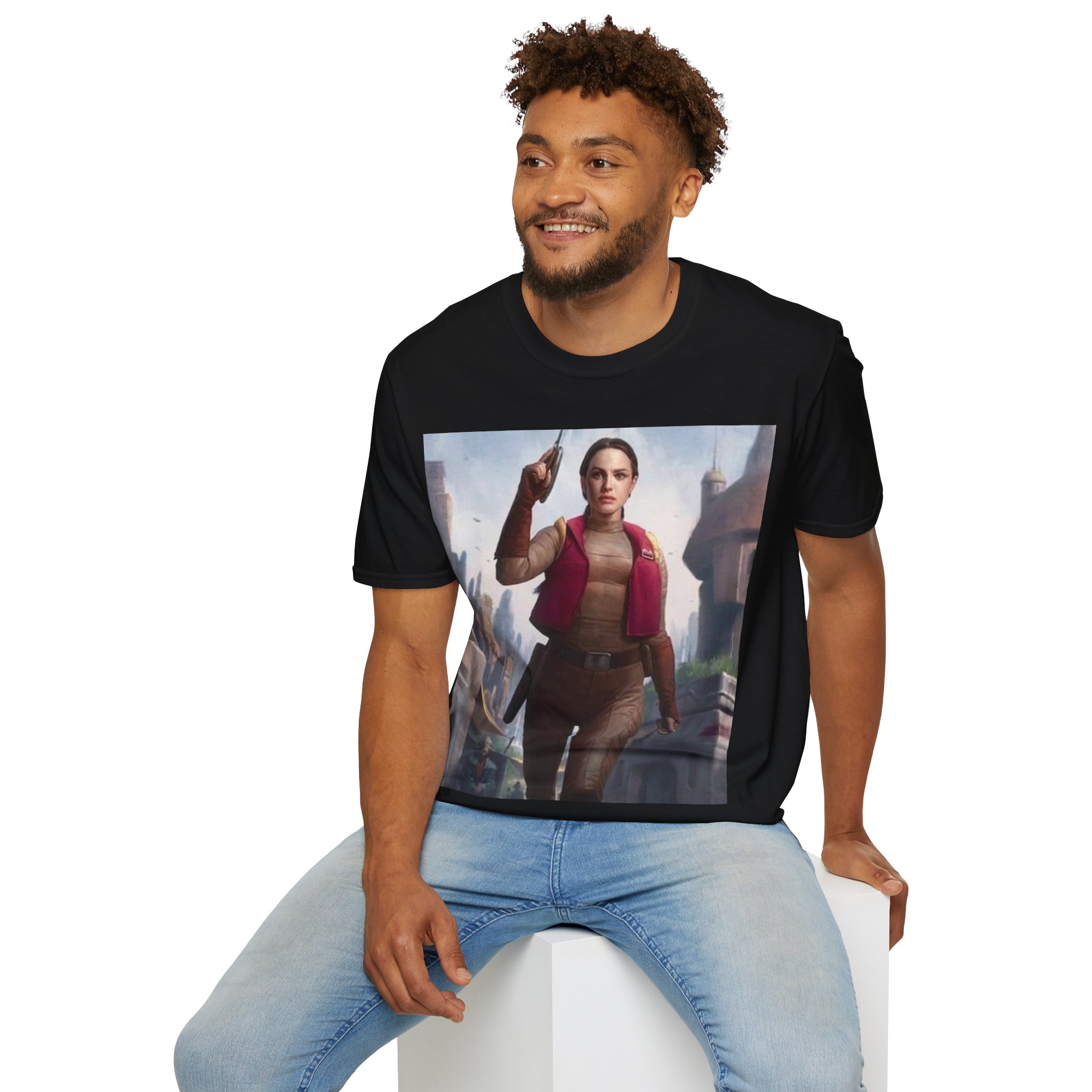 Padmé Amidala Galactic Rebel Force Comic Art T‑Shirt - Image 8