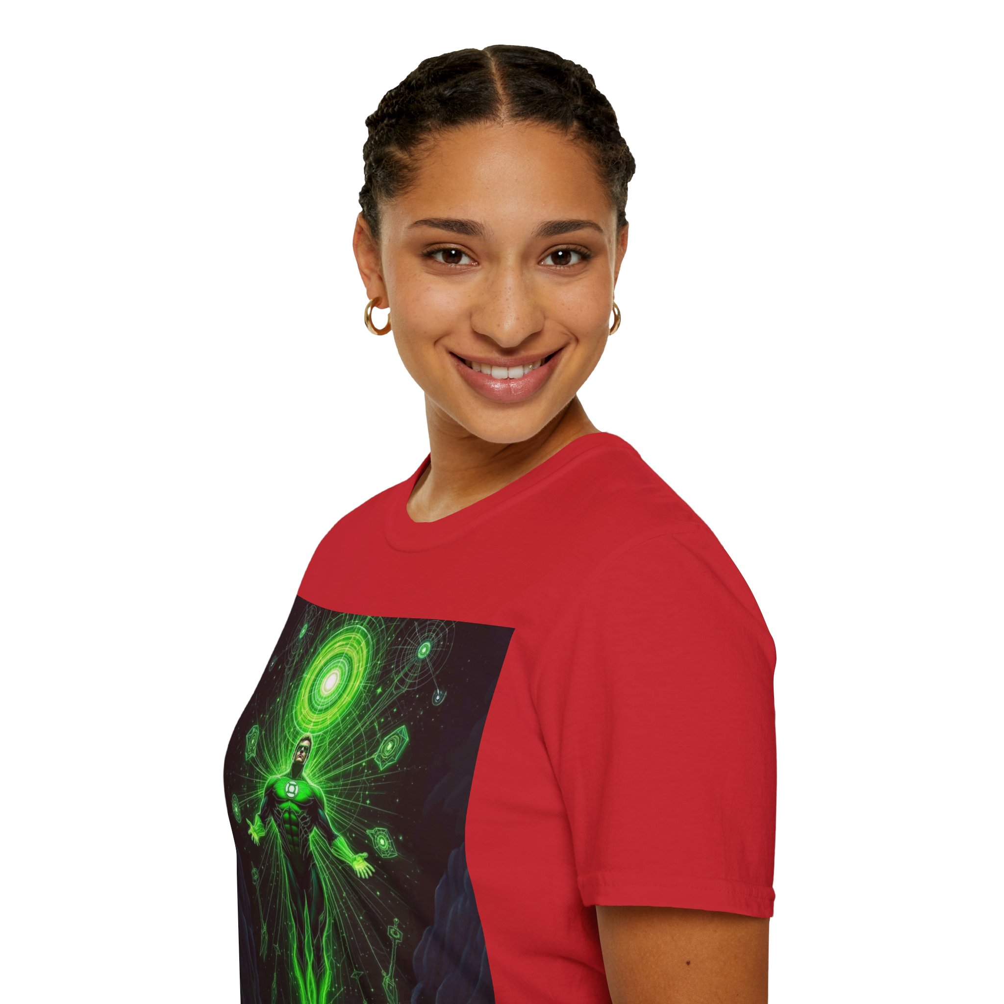 Green Lantern Cosmic Energy T-Shirt — Superhero Sci‑Fi Graphic Tee - Image 33