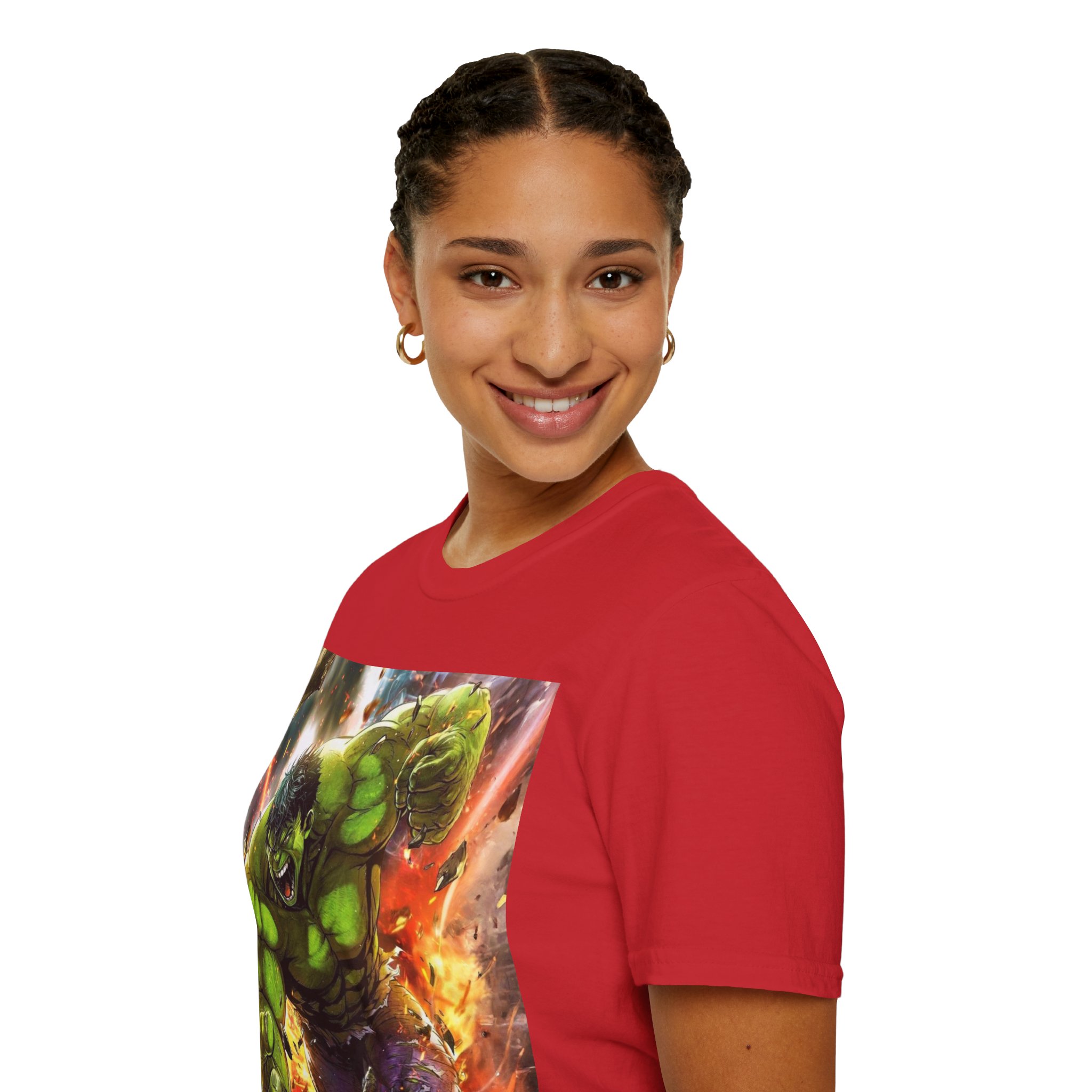 Hulk Smash Explosion Comic Art Graphic T‑Shirt - Image 33
