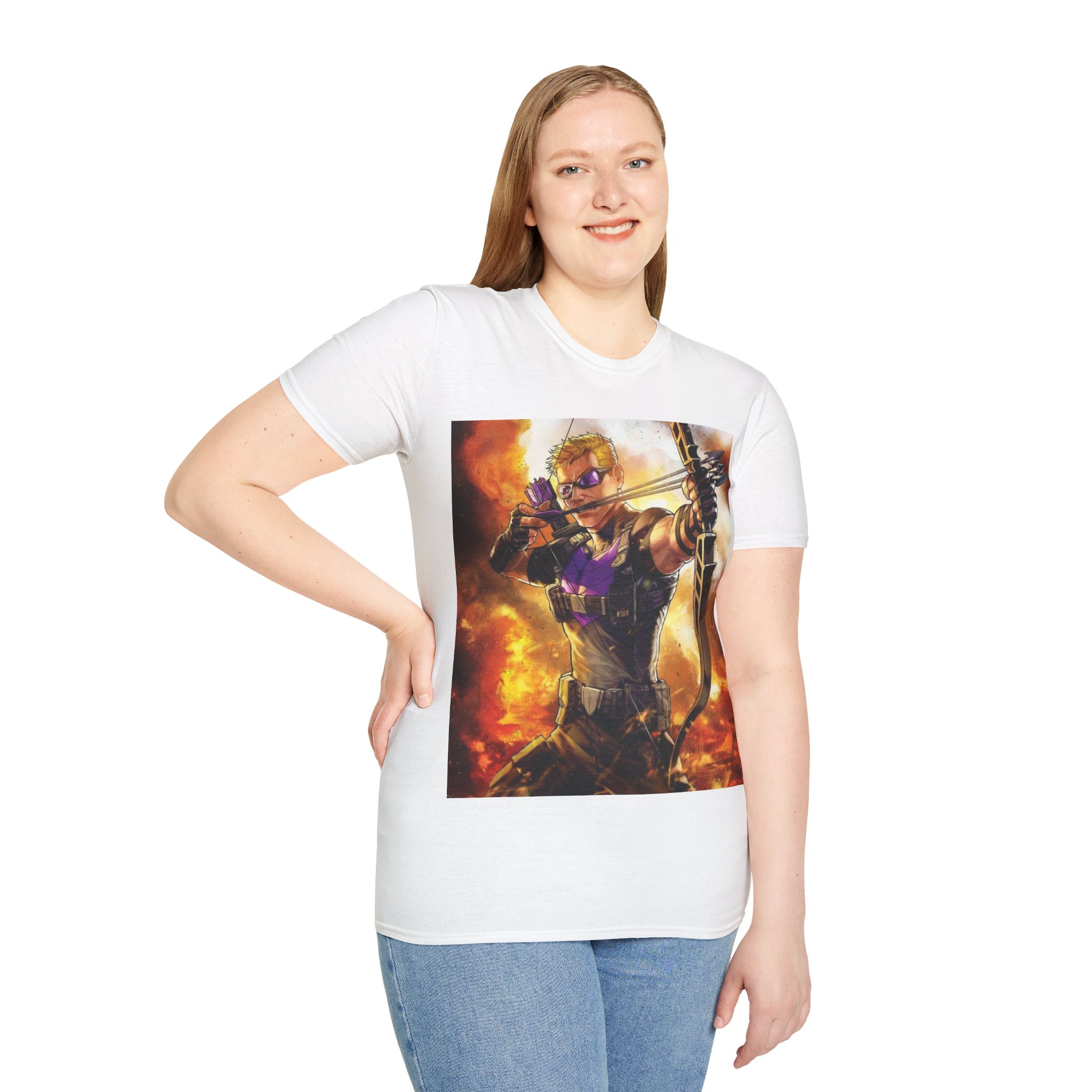 Hawkeye Precision Archer Fire Battle Graphic Tee - Image 13
