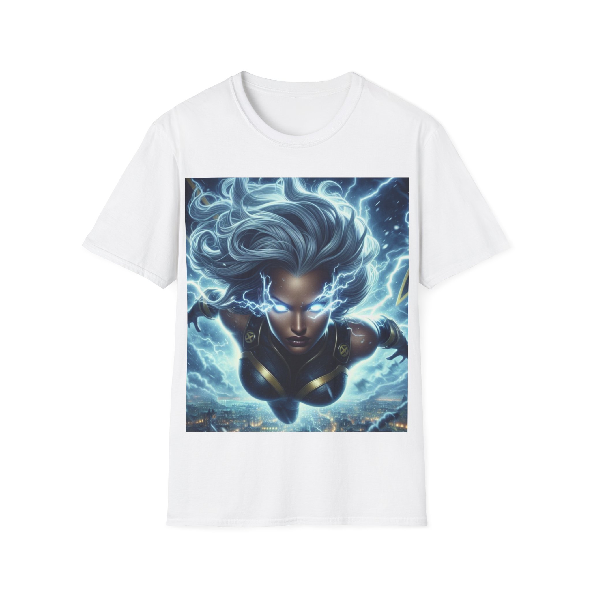 Storm Lightning Goddess Power Comic Art T‑Shirt - Image 11