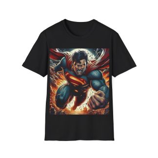Superman Man of Steel Energy Burst Graphic Tee