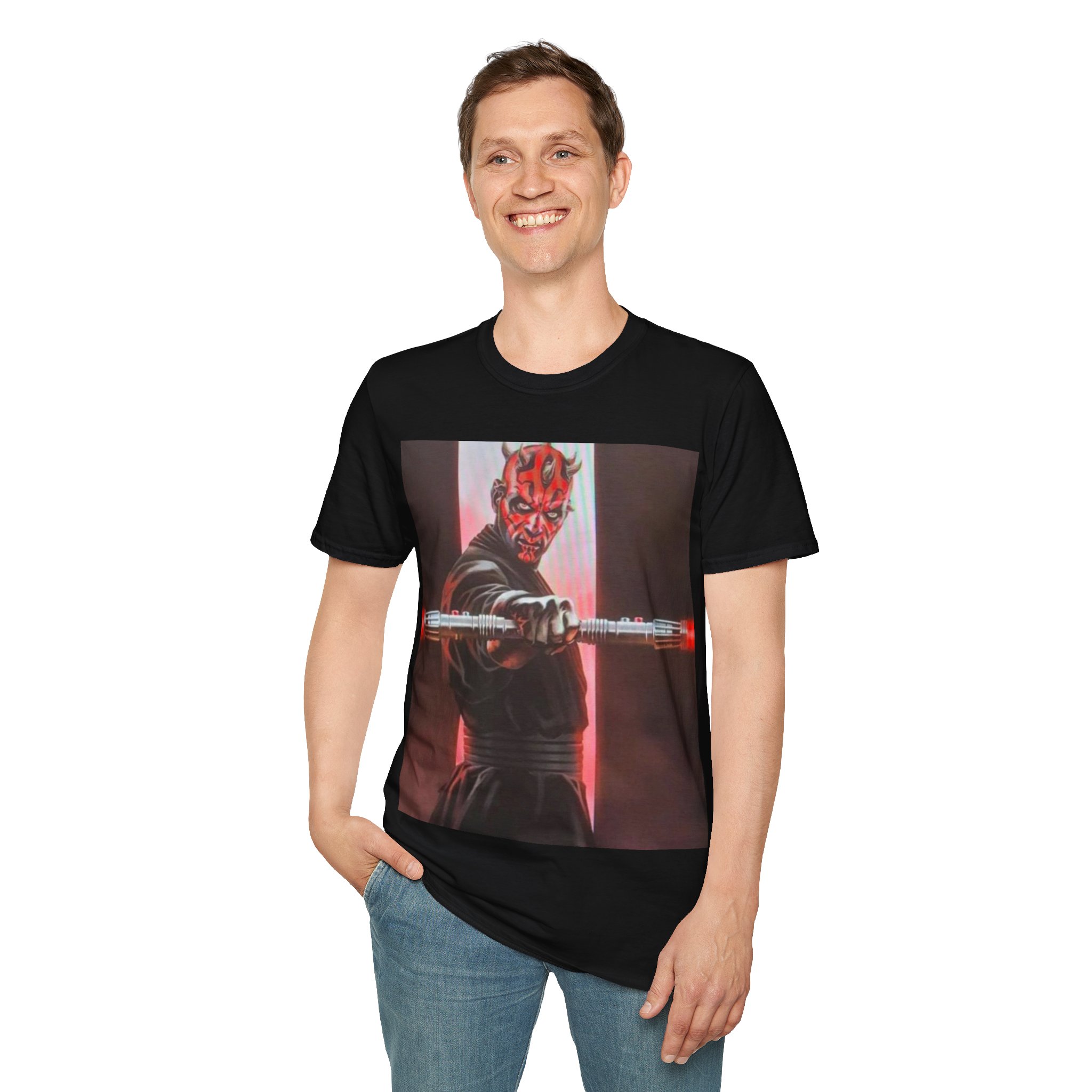 Darth Maul Graphic T-Shirt — Star Wars Sith Lightsaber Tee - Image 5