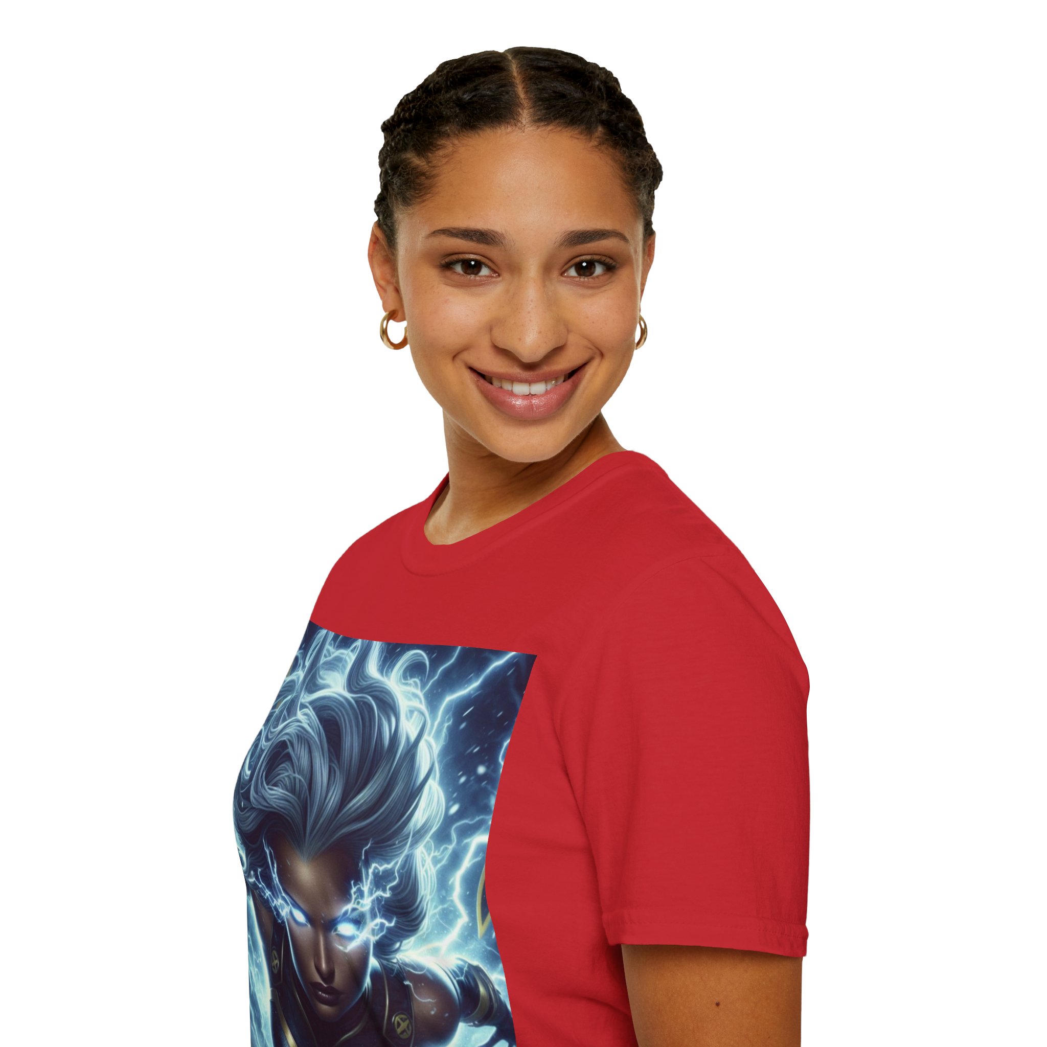Storm Lightning Goddess Power Comic Art T‑Shirt - Image 33