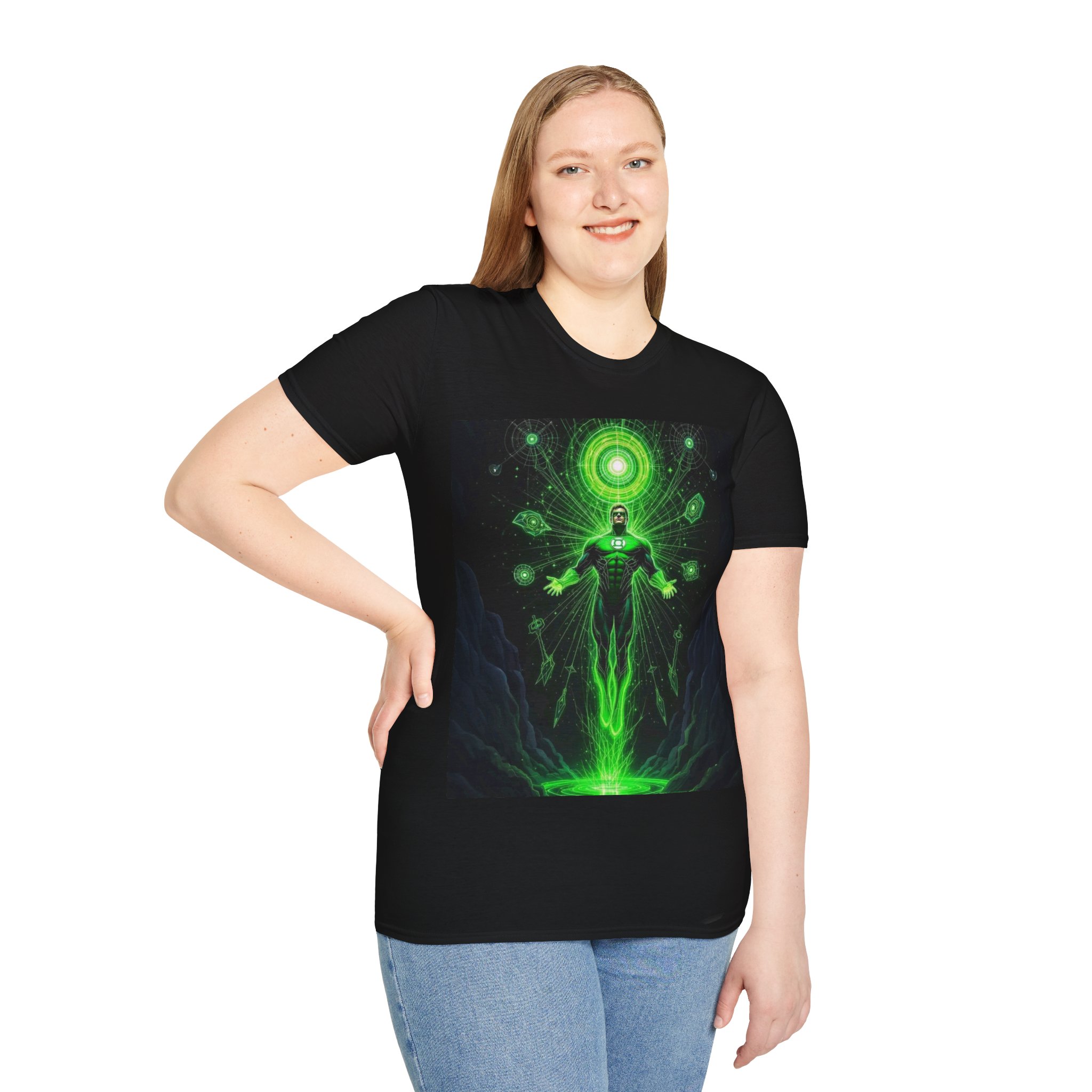 Green Lantern Cosmic Energy T-Shirt — Superhero Sci‑Fi Graphic Tee - Image 4