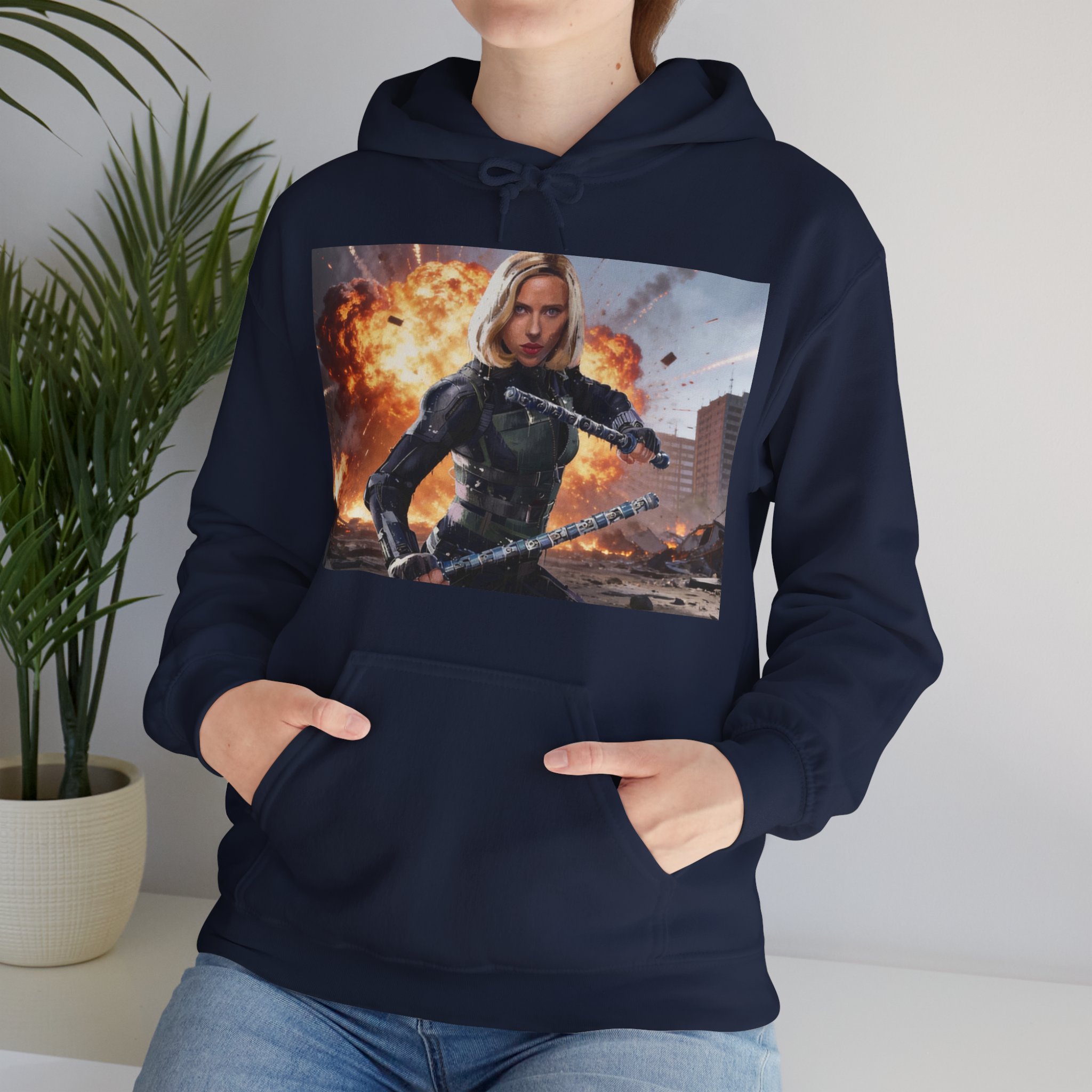 Black Widow Spy Strike Marvel Action Hoodie - Image 20