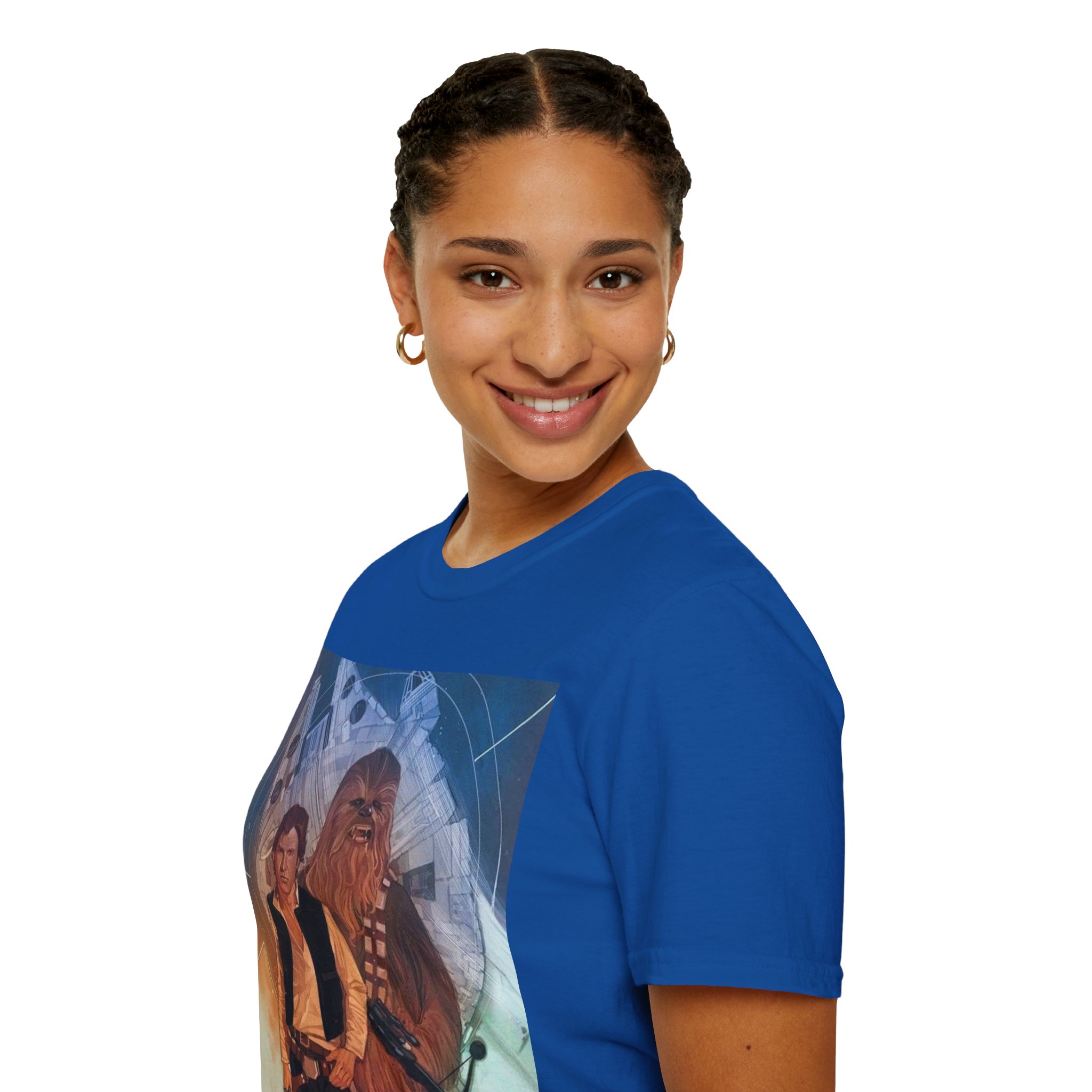 Han Solo & Chewbacca Millennium Flight Graphic T‑Shirt - Image 24
