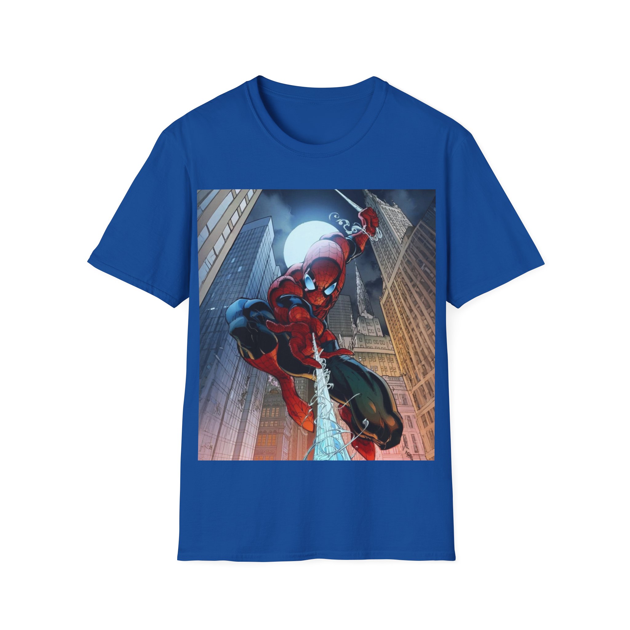 Spider‑Man City Swing Hero Comic Art Graphic Tee - Image 20