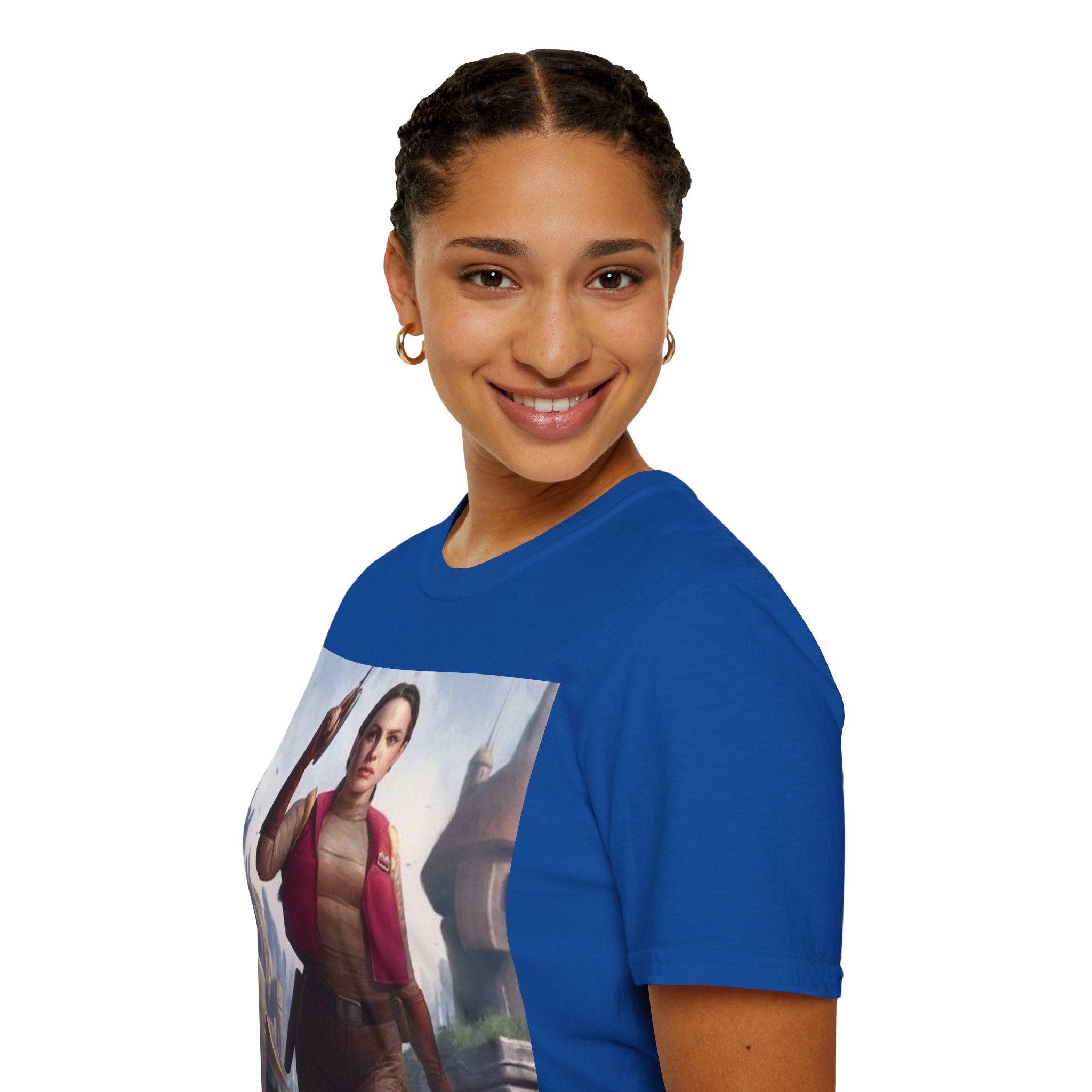 Padmé Amidala Galactic Rebel Force Comic Art T‑Shirt - Image 24