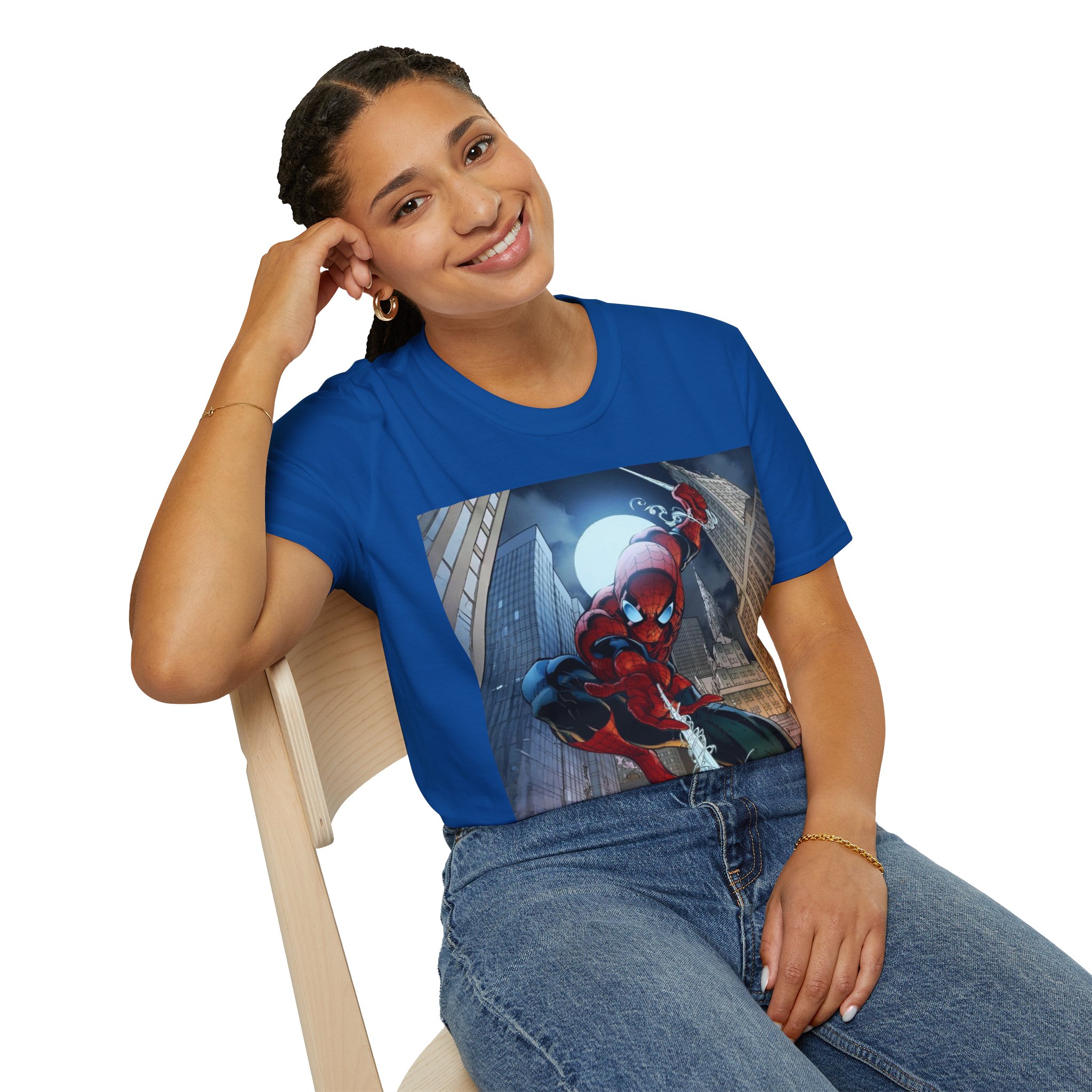 Spider‑Man City Swing Hero Comic Art Graphic Tee - Image 25