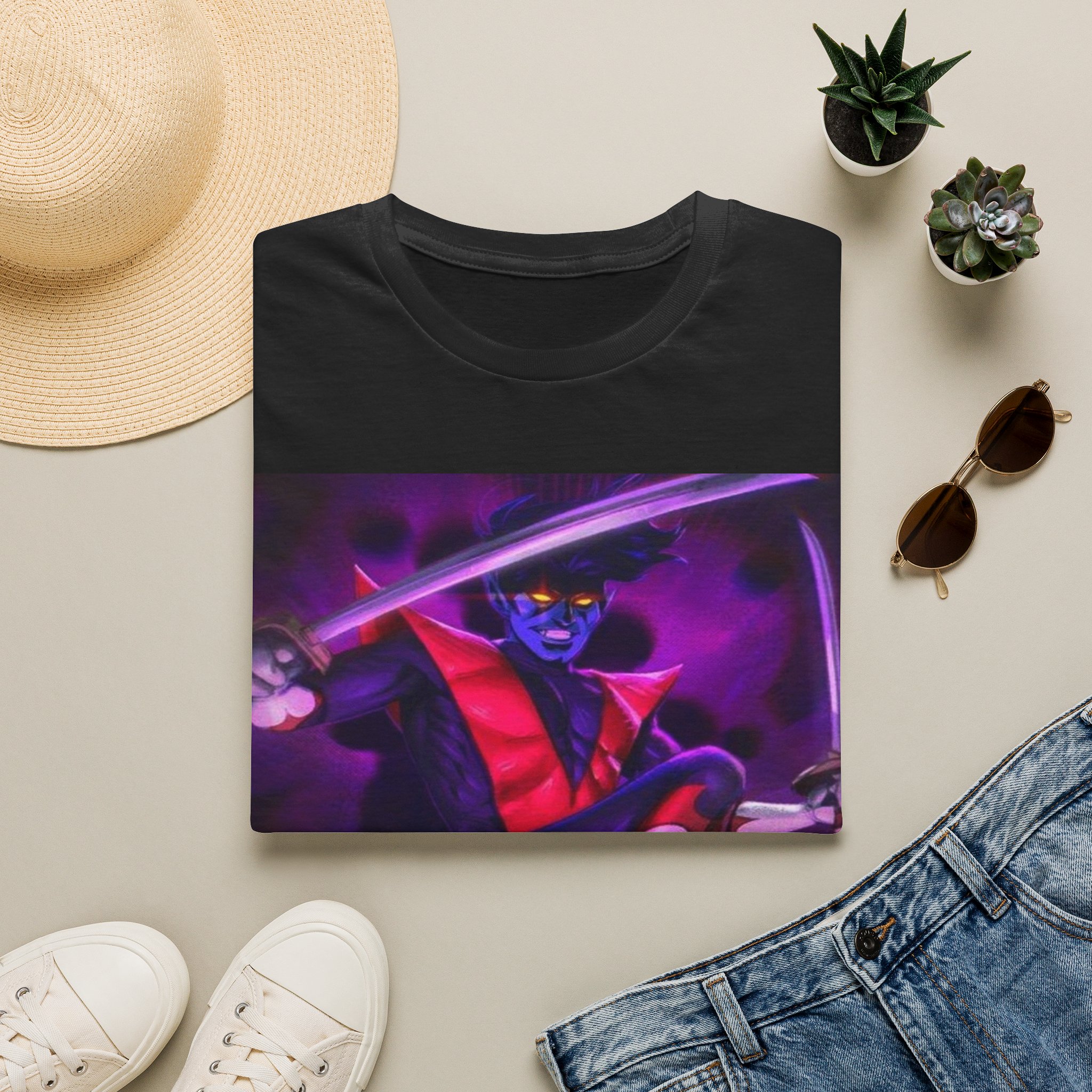 Nightcrawler Shadow Strike Comic Art Graphic Tee - Image 2