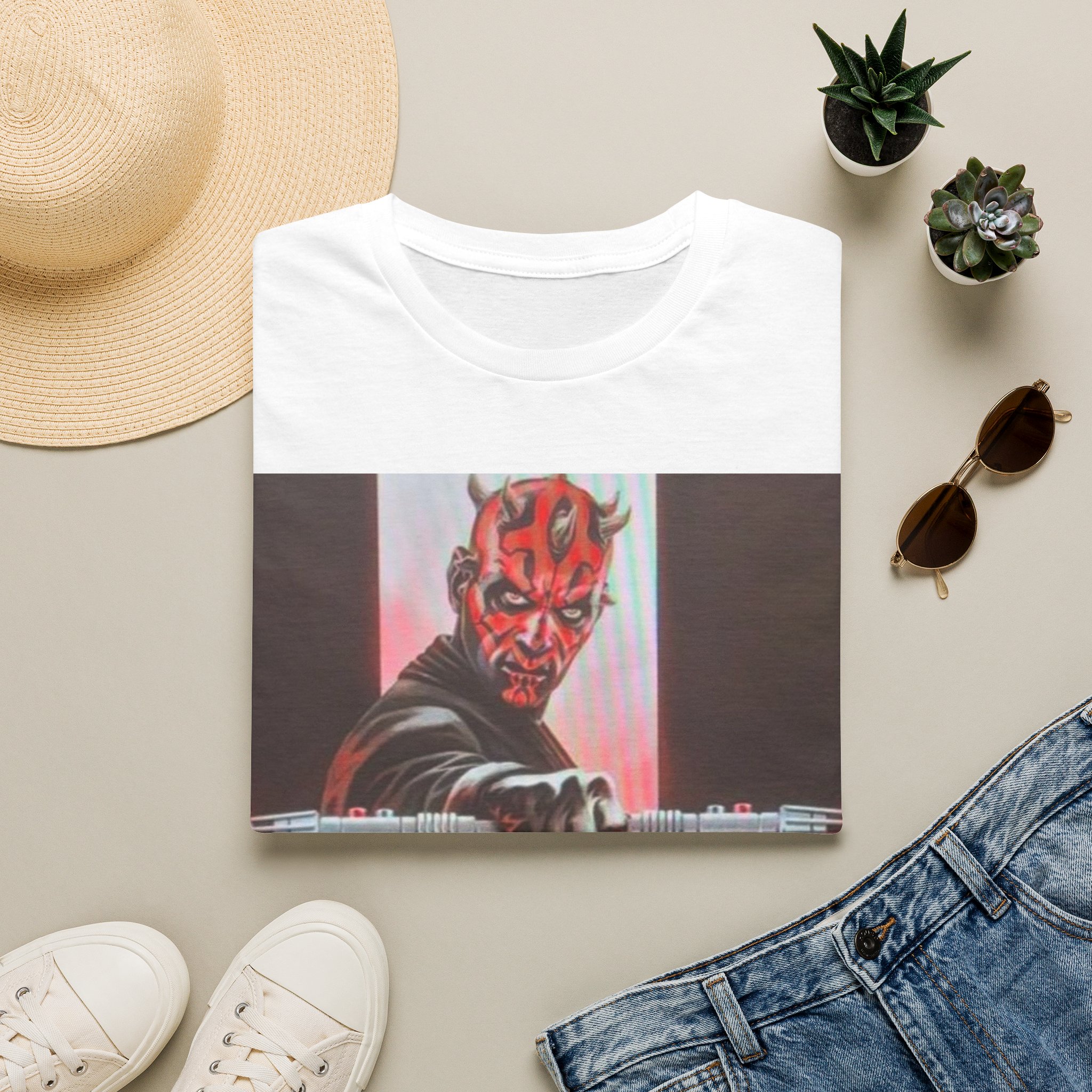 Darth Maul Graphic T-Shirt — Star Wars Sith Lightsaber Tee - Image 10