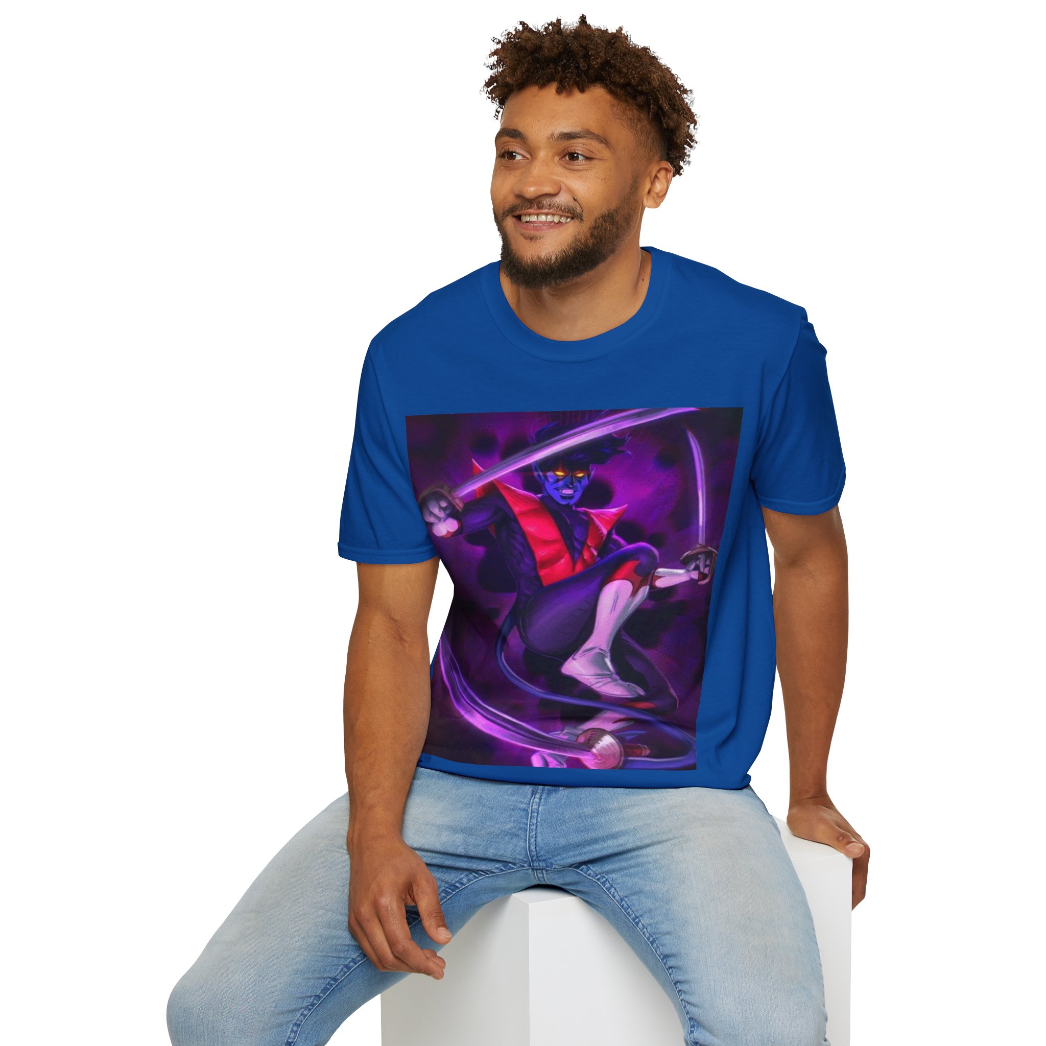 Nightcrawler Shadow Strike Comic Art Graphic Tee - Image 26