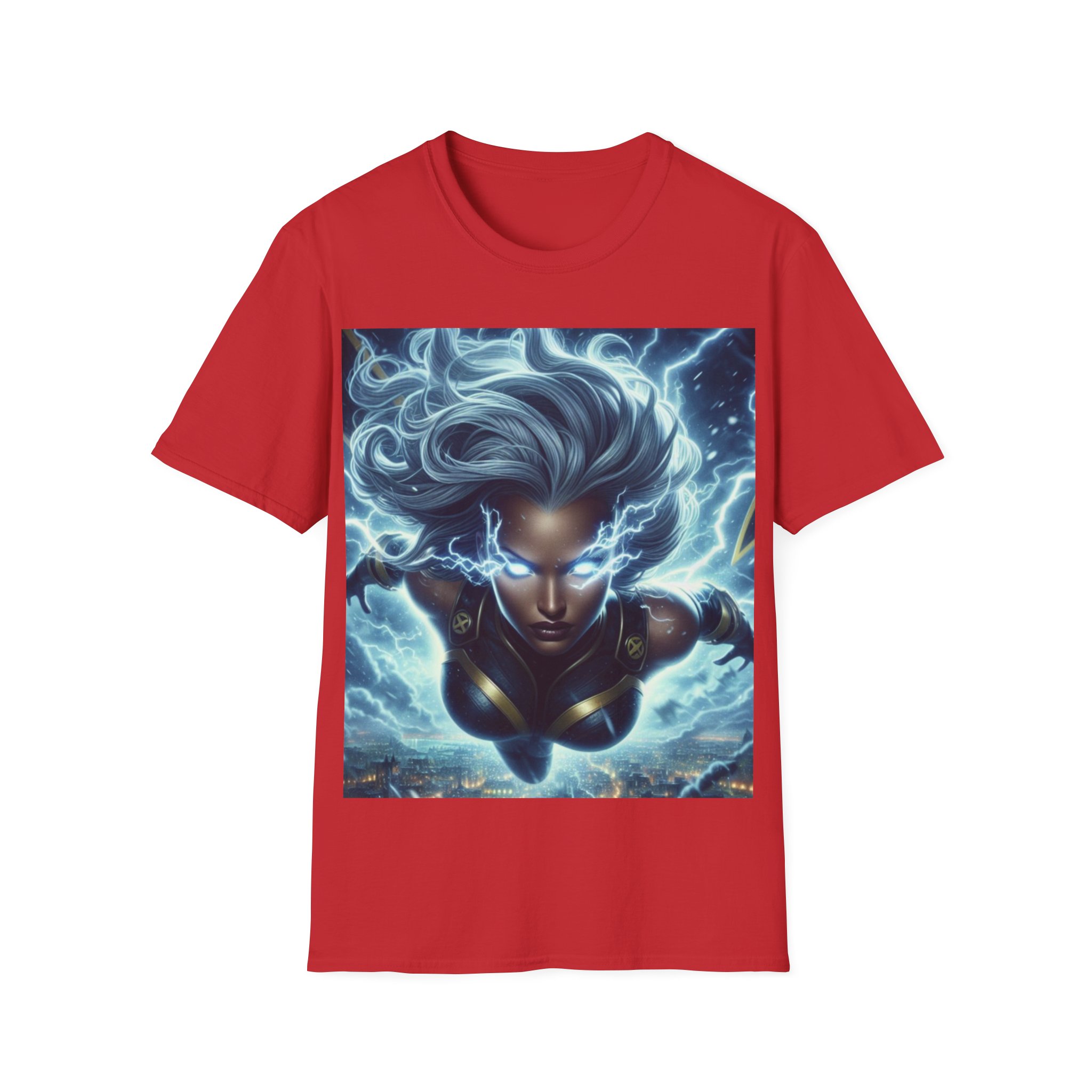 Storm Lightning Goddess Power Comic Art T‑Shirt - Image 29