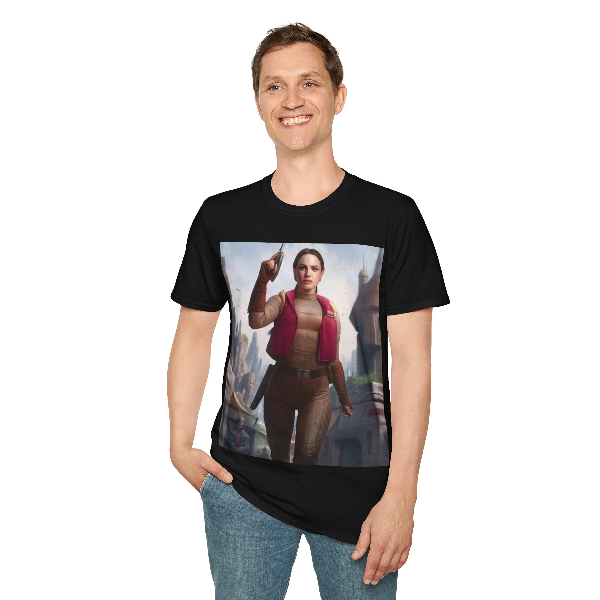 Padmé Amidala Galactic Rebel Force Comic Art T‑Shirt - Image 5