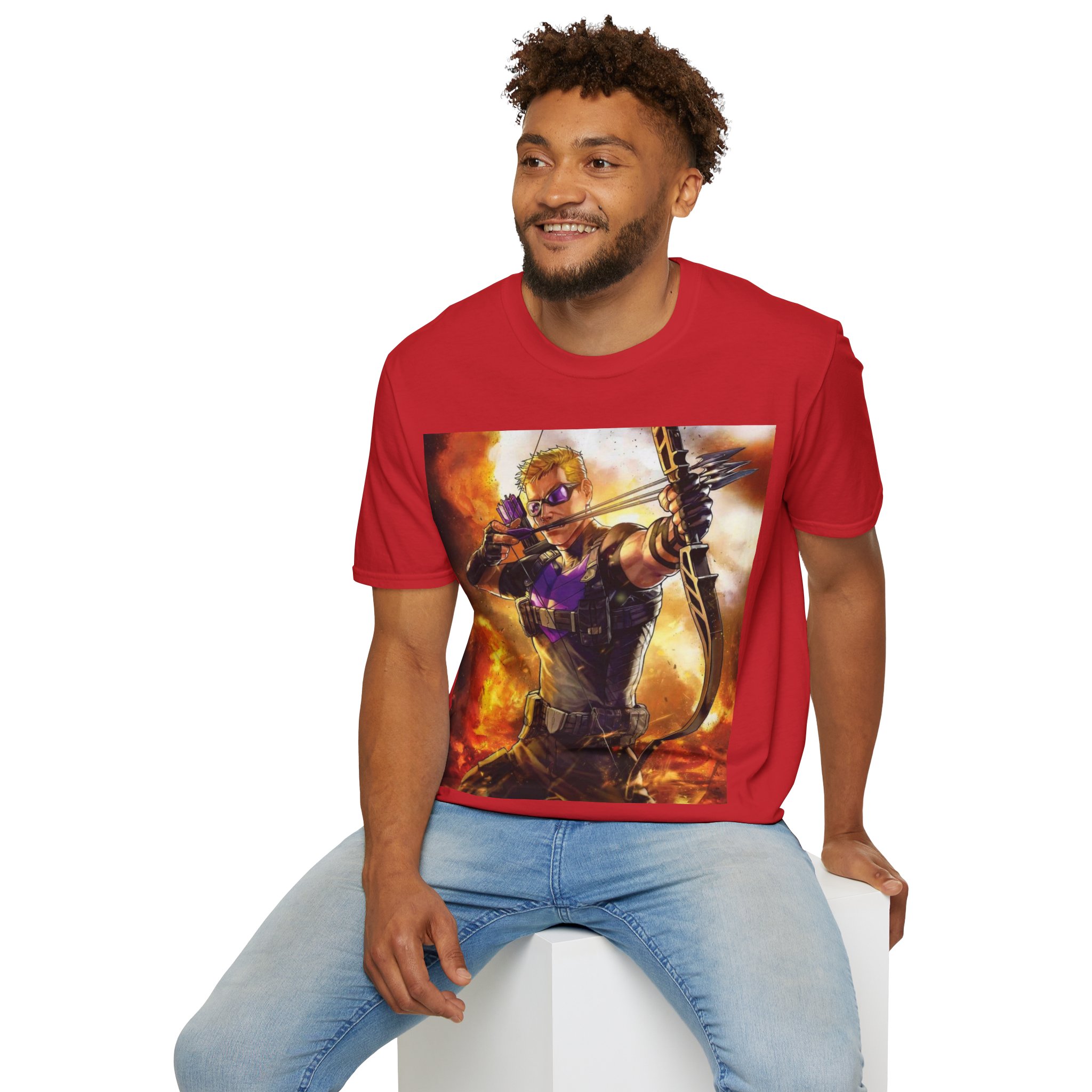 Hawkeye Precision Archer Fire Battle Graphic Tee - Image 35