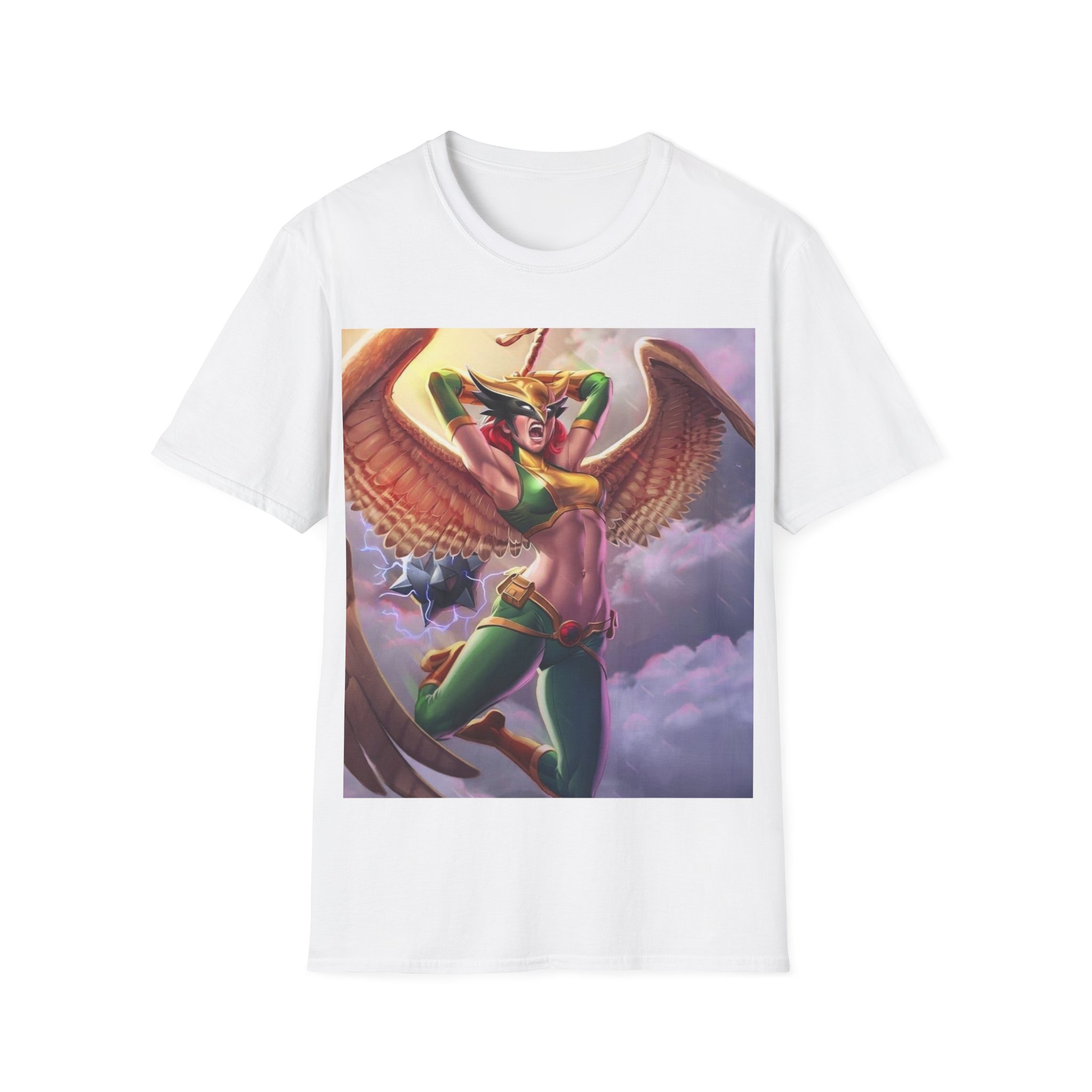 Hawkgirl Thunder Wings Battle Cry Graphic T‑Shirt - Image 11