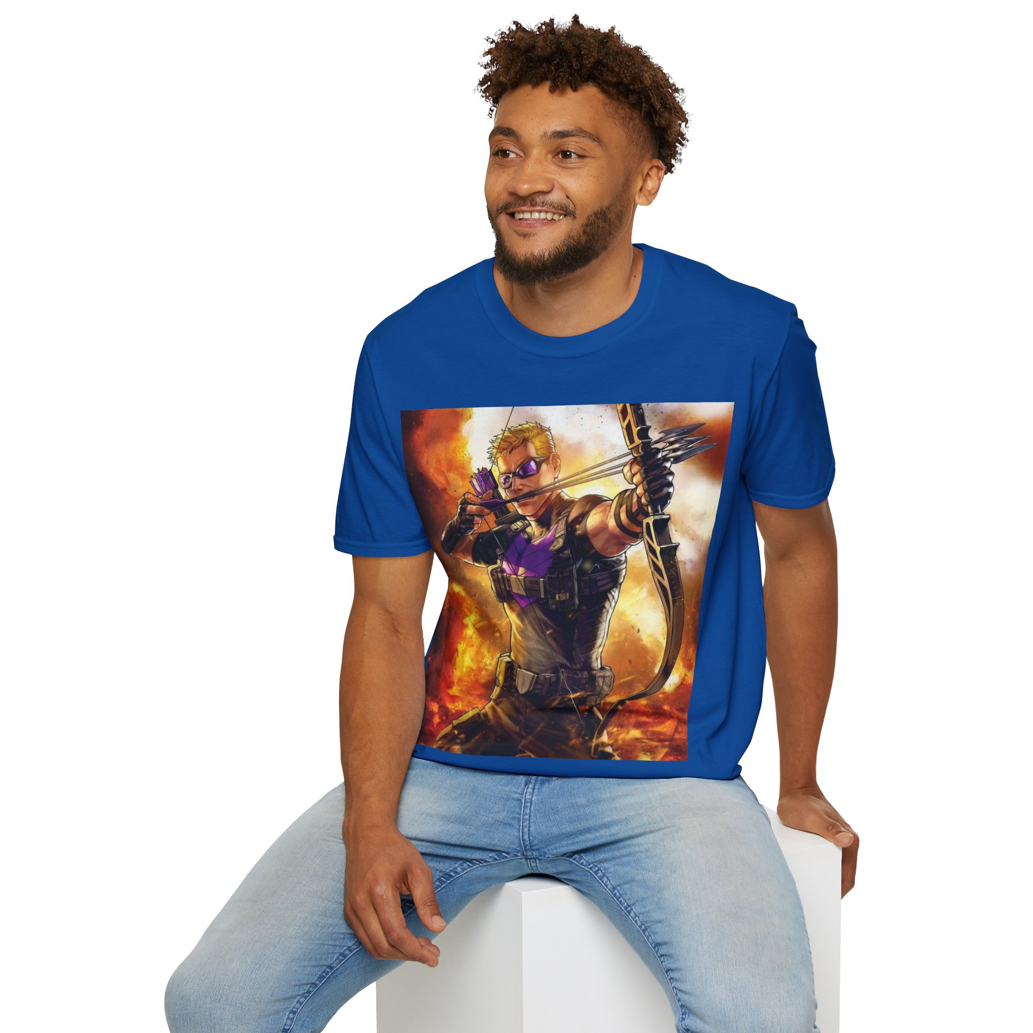 Hawkeye Precision Archer Fire Battle Graphic Tee - Image 26