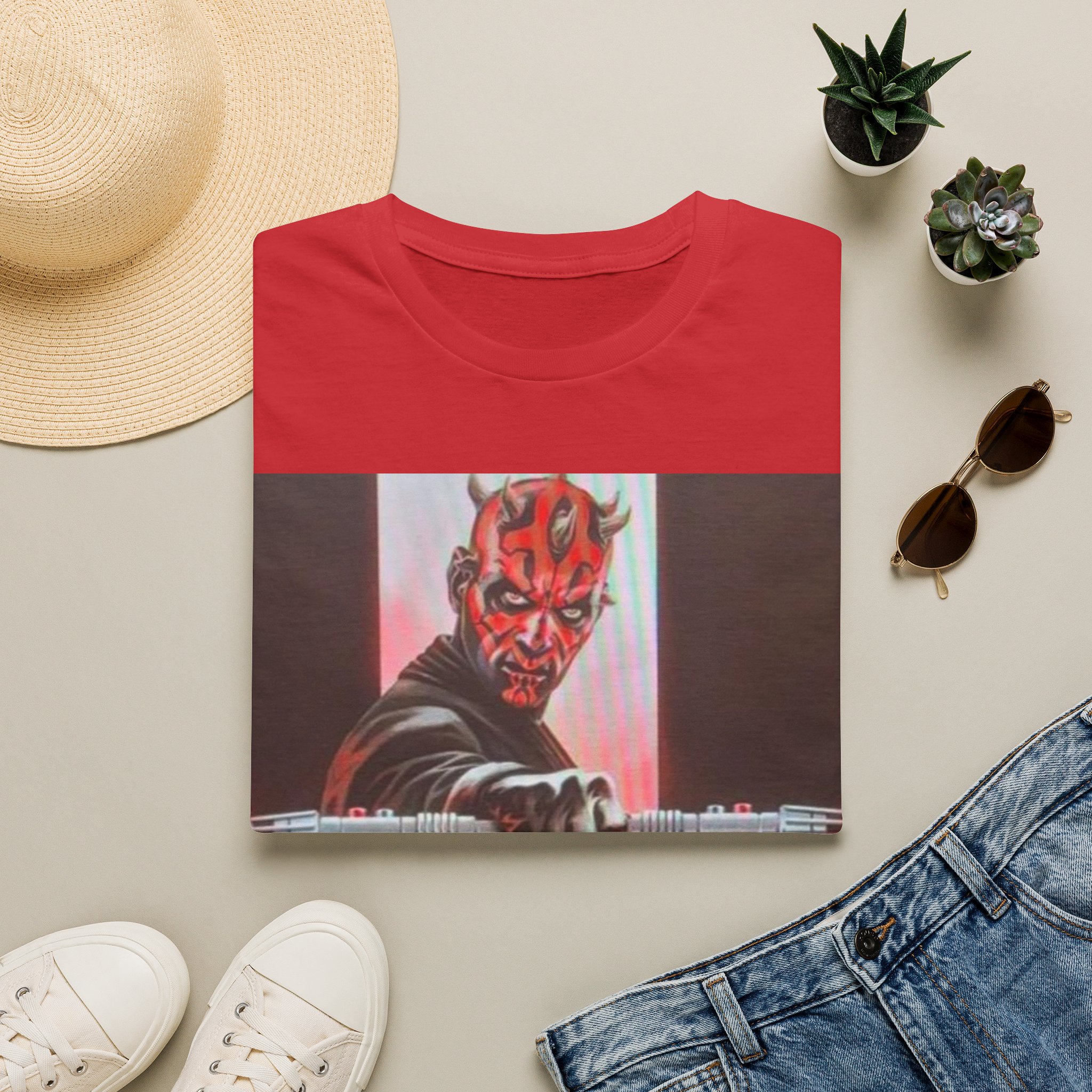 Darth Maul Graphic T-Shirt — Star Wars Sith Lightsaber Tee - Image 28