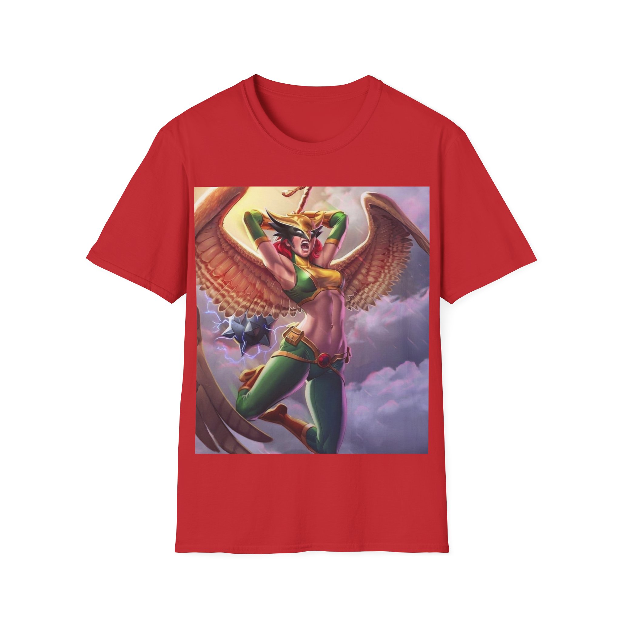 Hawkgirl Thunder Wings Battle Cry Graphic T‑Shirt - Image 29