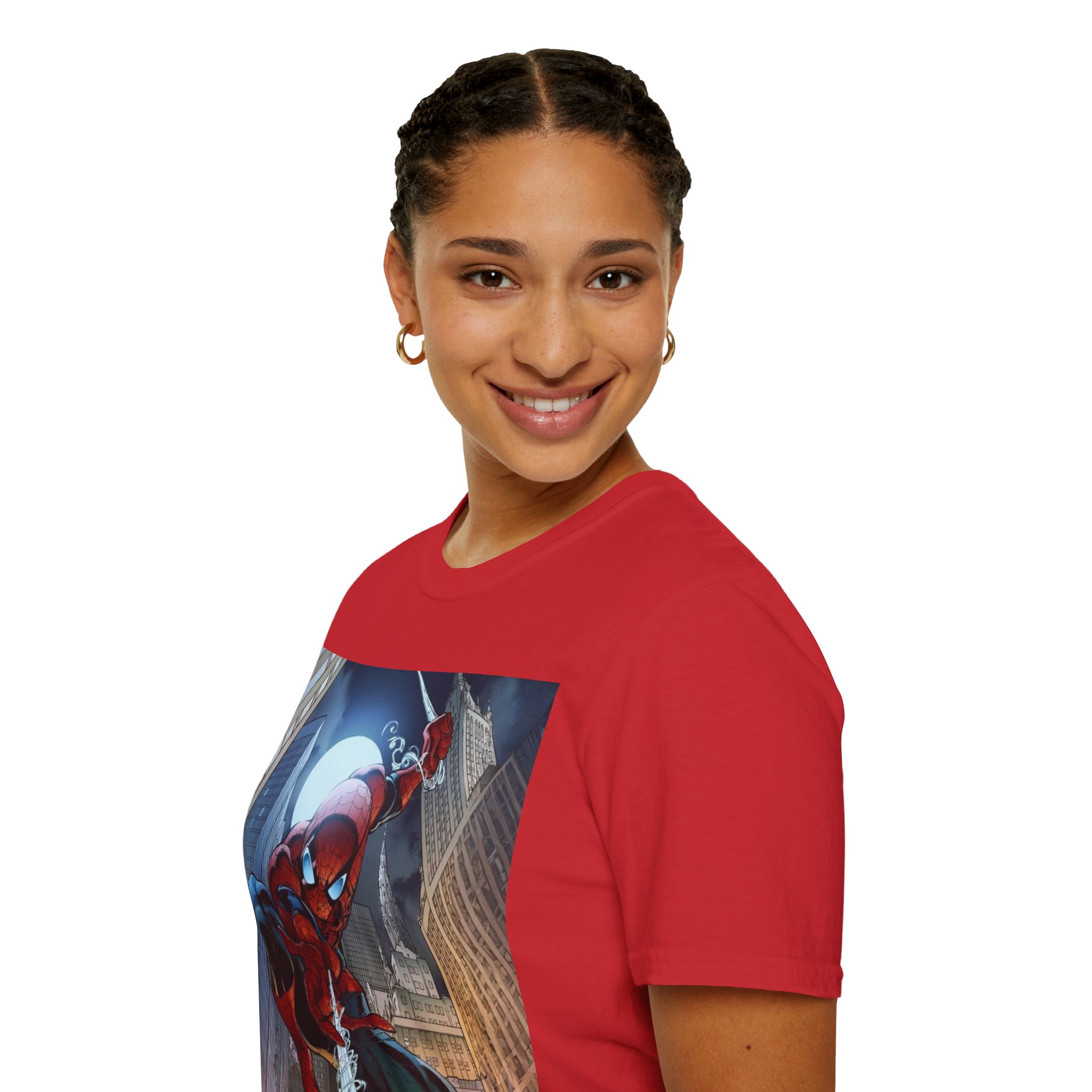 Spider‑Man City Swing Hero Comic Art Graphic Tee - Image 33