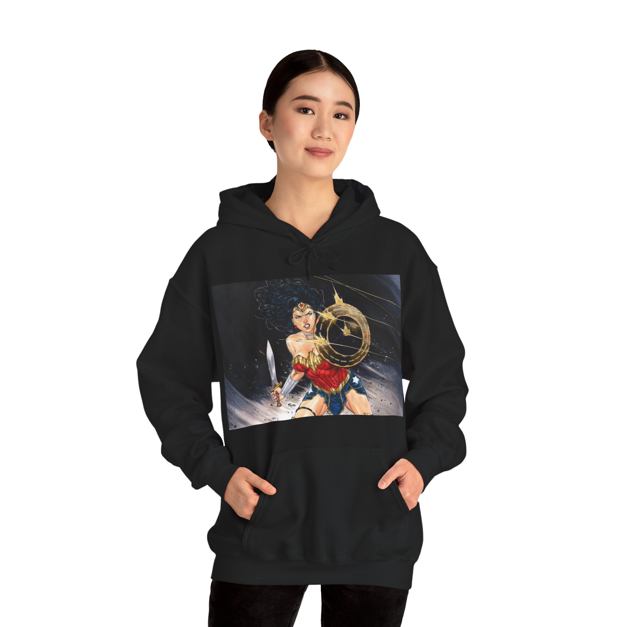 Wonder Woman Warrior Hoodie – Amazon Strength Design - Image 6