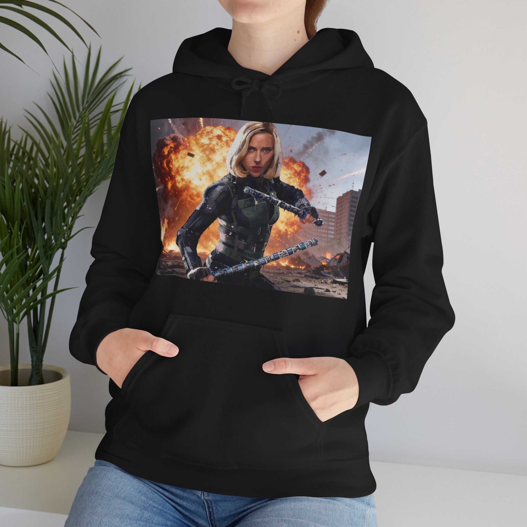 Black Widow Spy Strike Marvel Action Hoodie - Image 10
