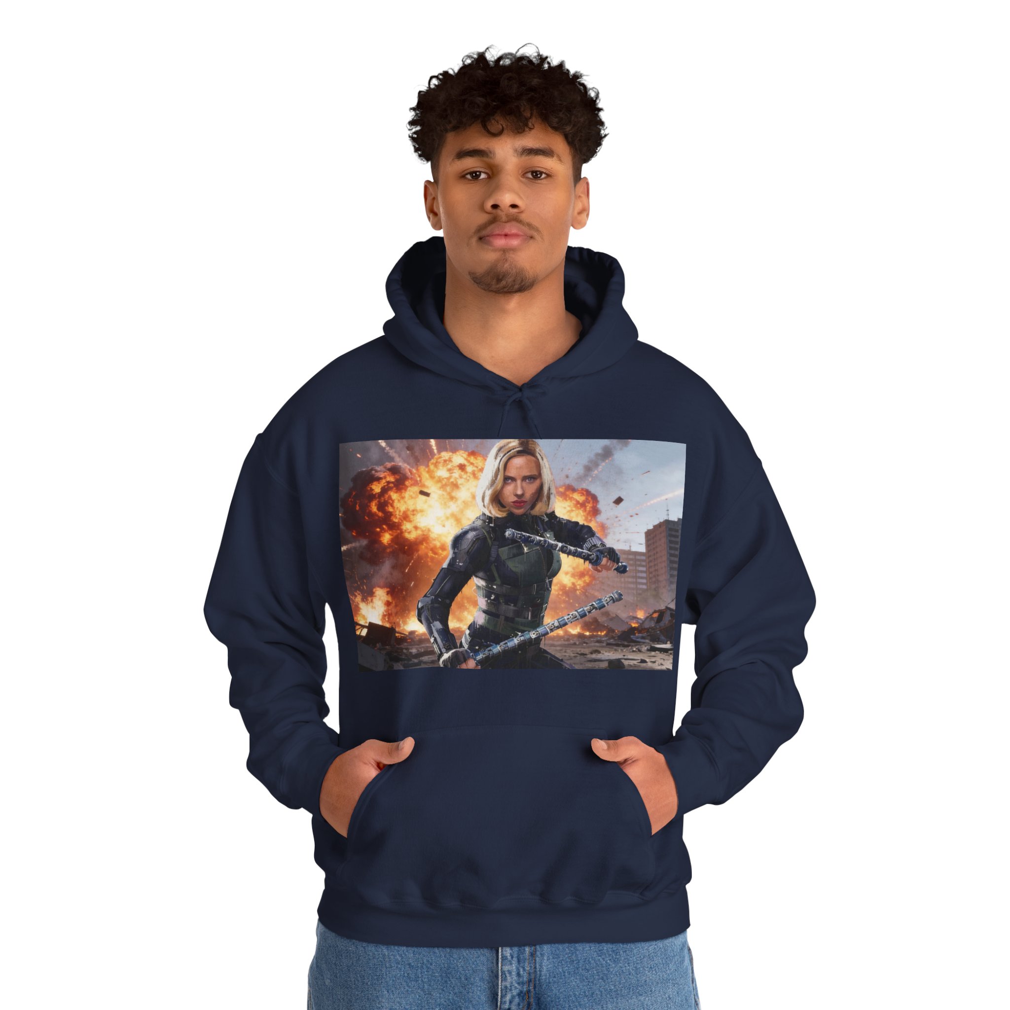 Black Widow Spy Strike Marvel Action Hoodie - Image 17