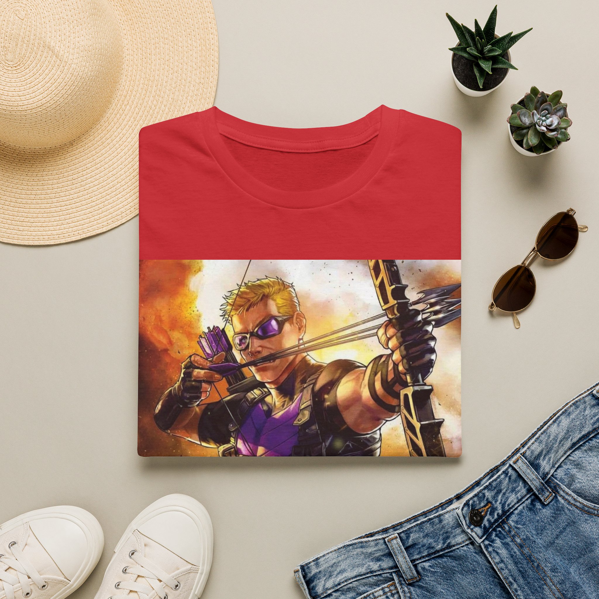 Hawkeye Precision Archer Fire Battle Graphic Tee - Image 28