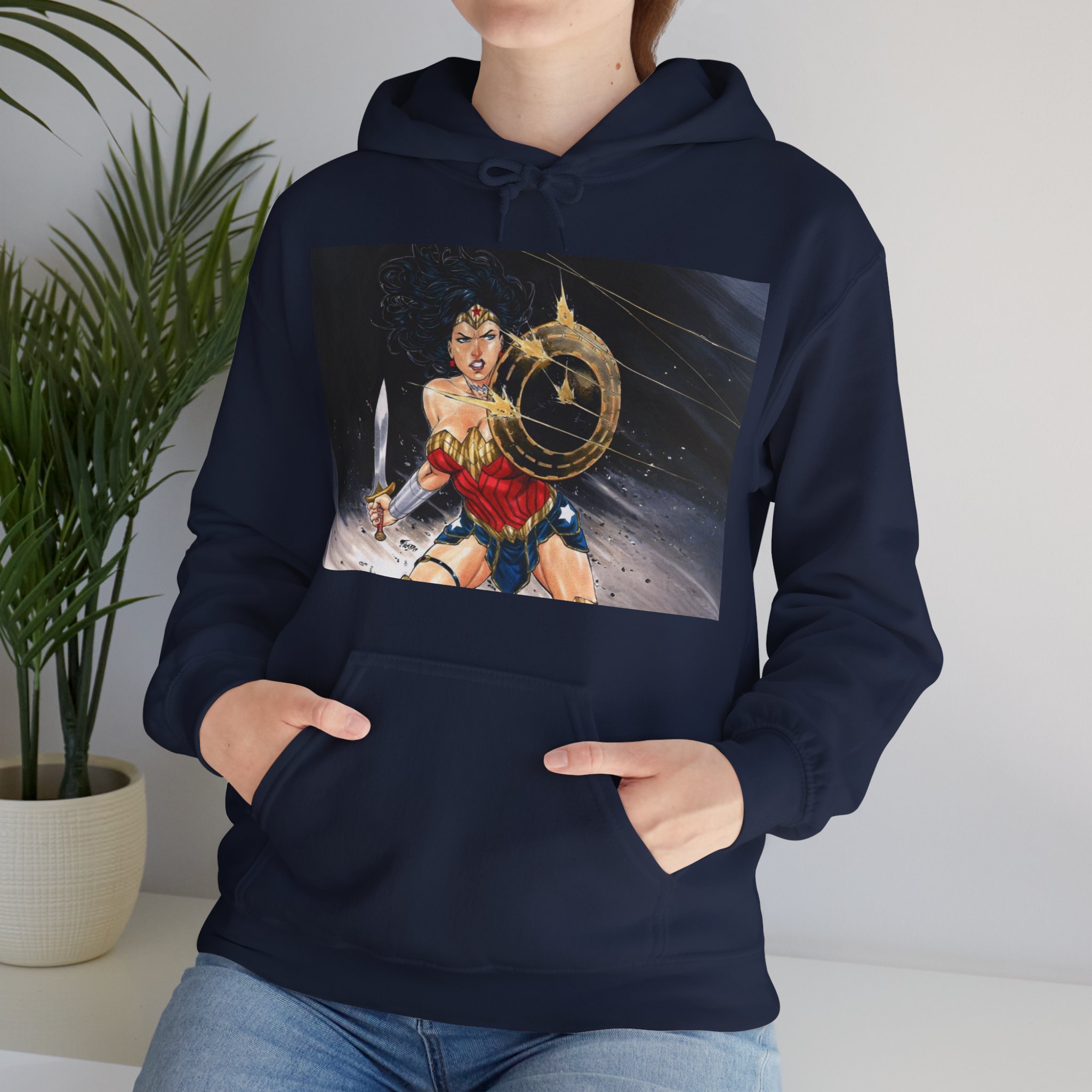 Wonder Woman Warrior Hoodie – Amazon Strength Design - Image 20