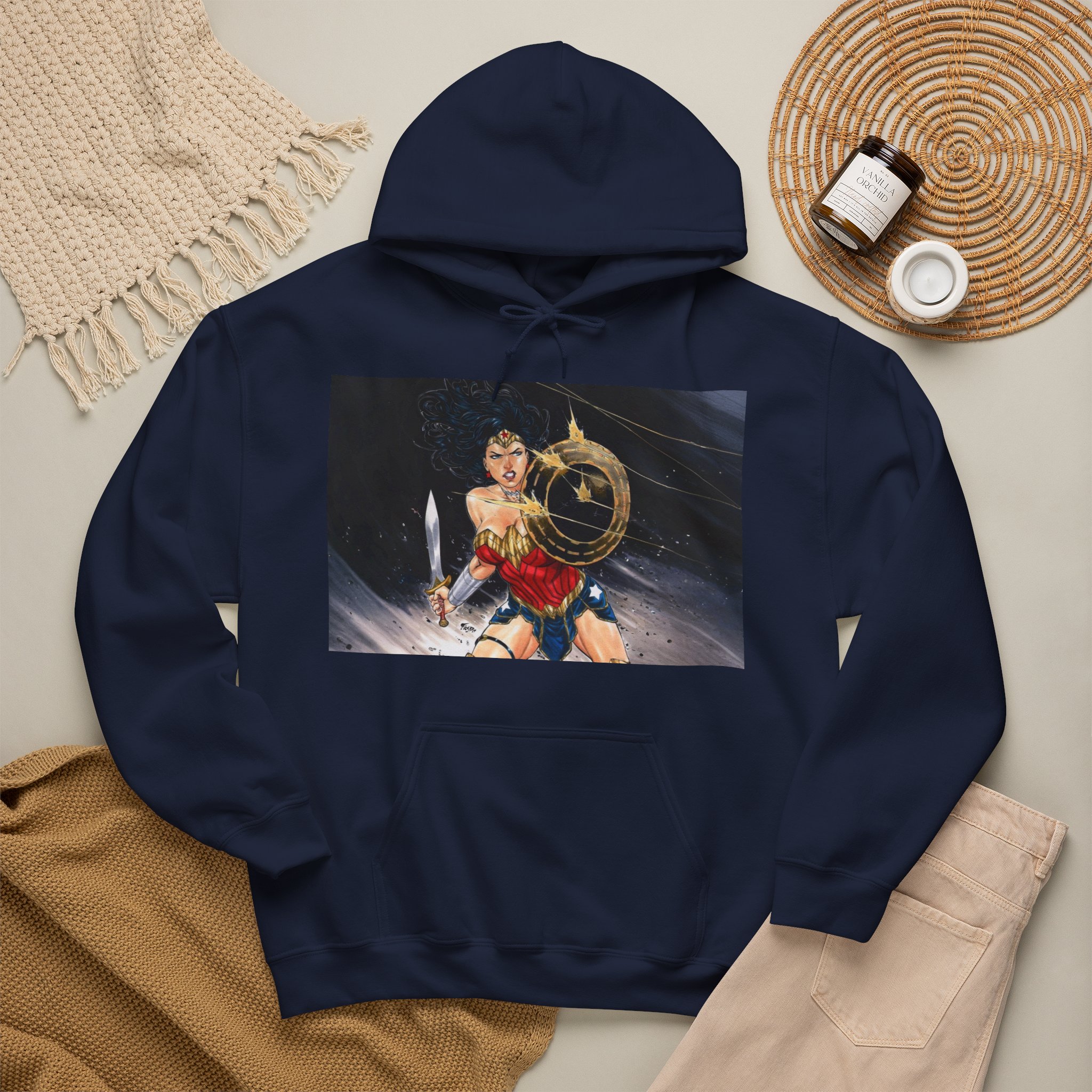 Wonder Woman Warrior Hoodie – Amazon Strength Design - Image 16