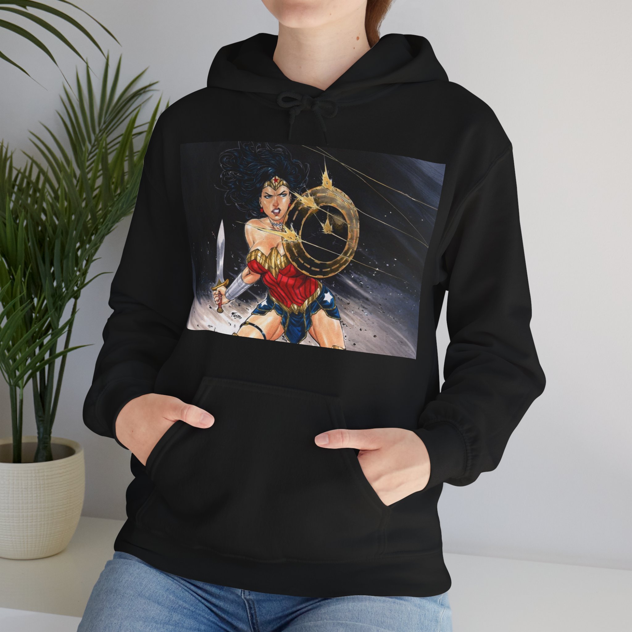 Wonder Woman Warrior Hoodie – Amazon Strength Design - Image 10