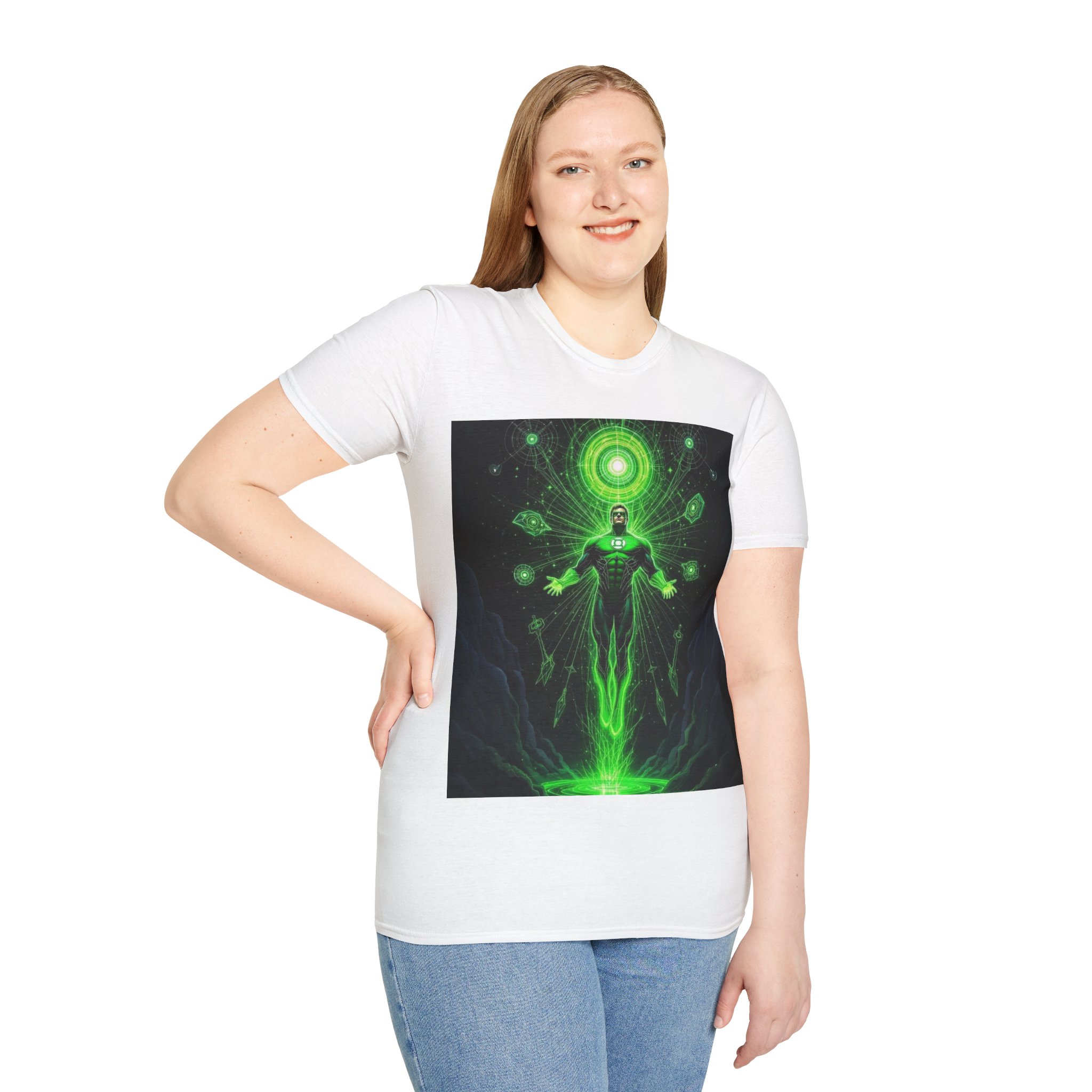 Green Lantern Cosmic Energy T-Shirt — Superhero Sci‑Fi Graphic Tee - Image 13