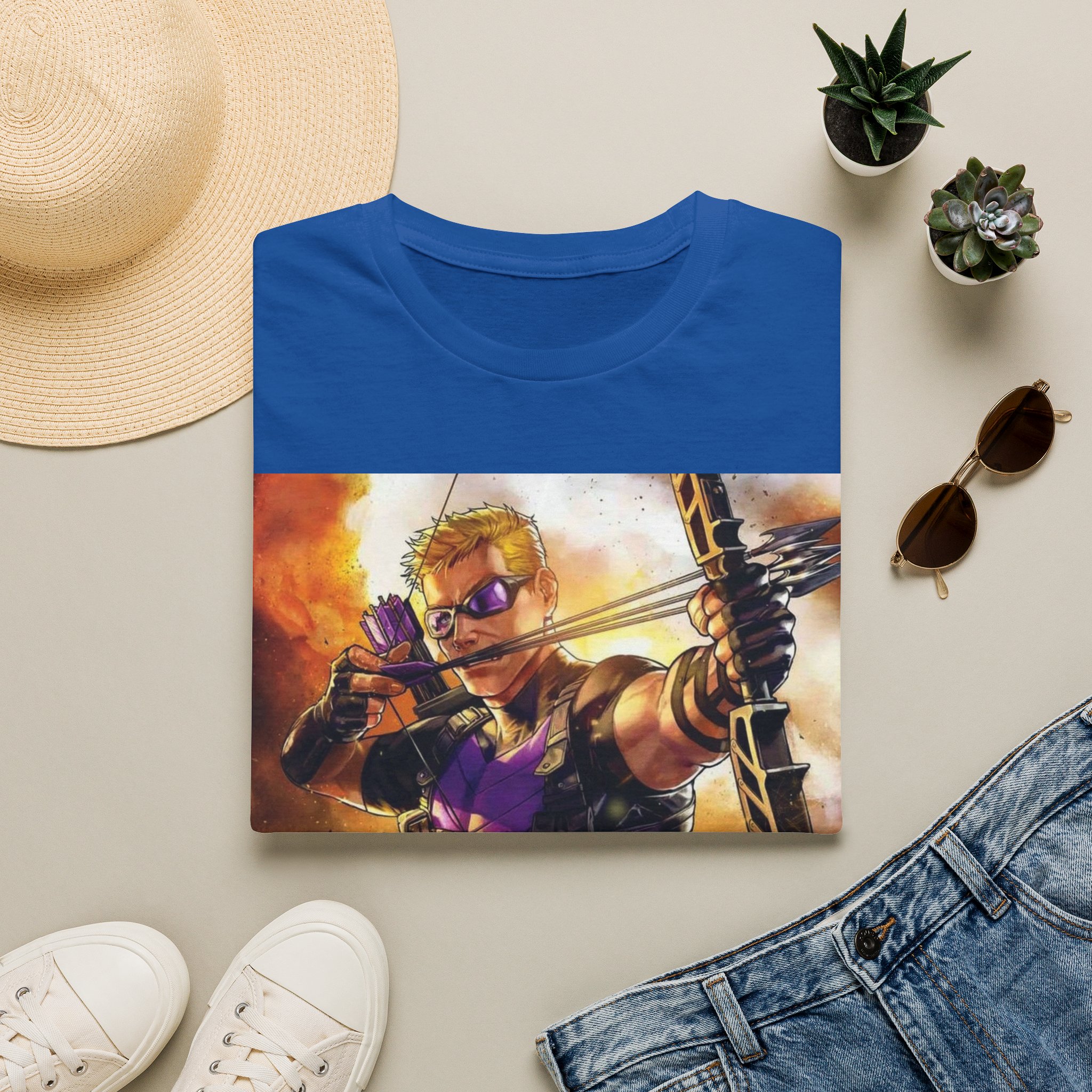 Hawkeye Precision Archer Fire Battle Graphic Tee - Image 19