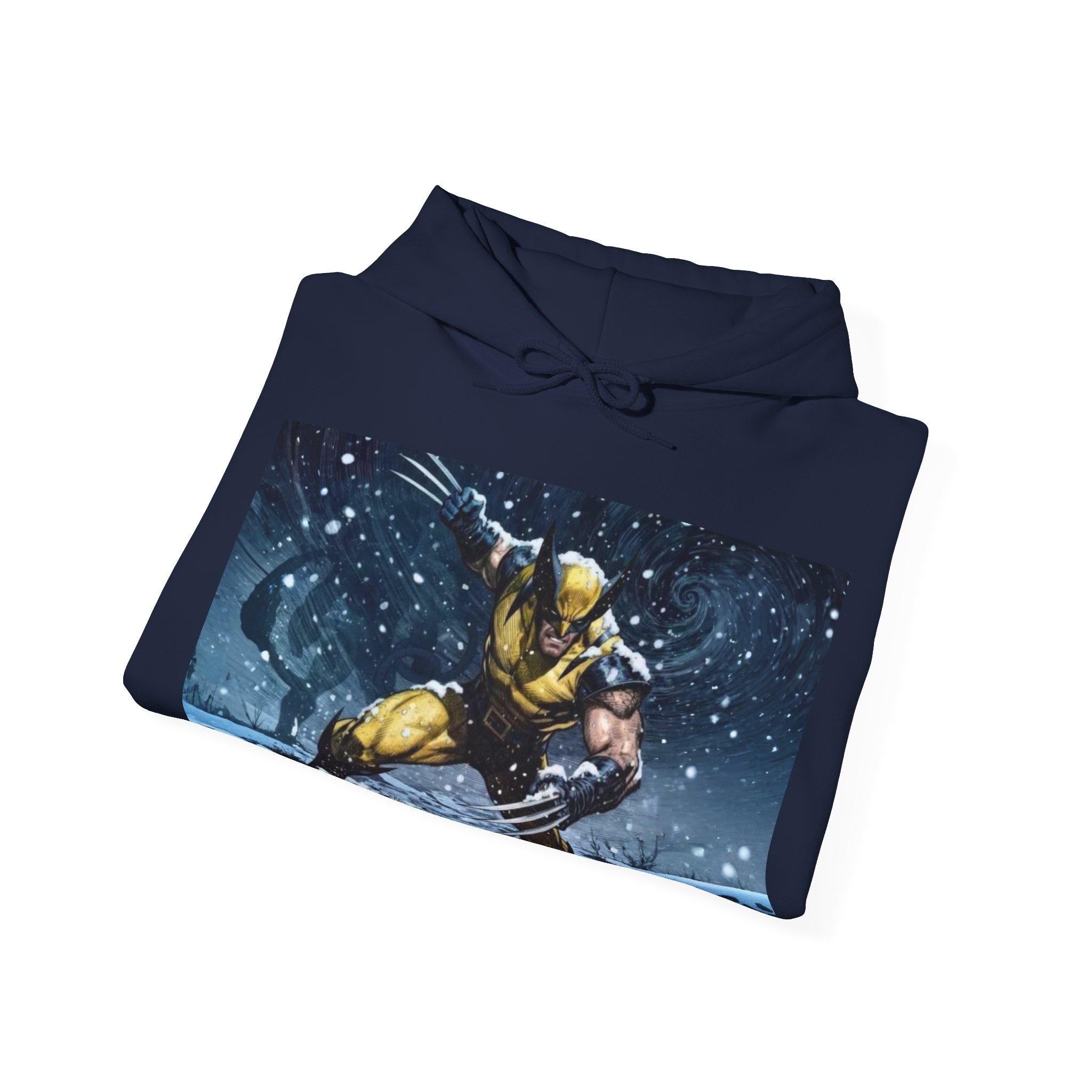 Wolverine Claws X‑Men Winter Comic Graphic Hoodie - Image 15