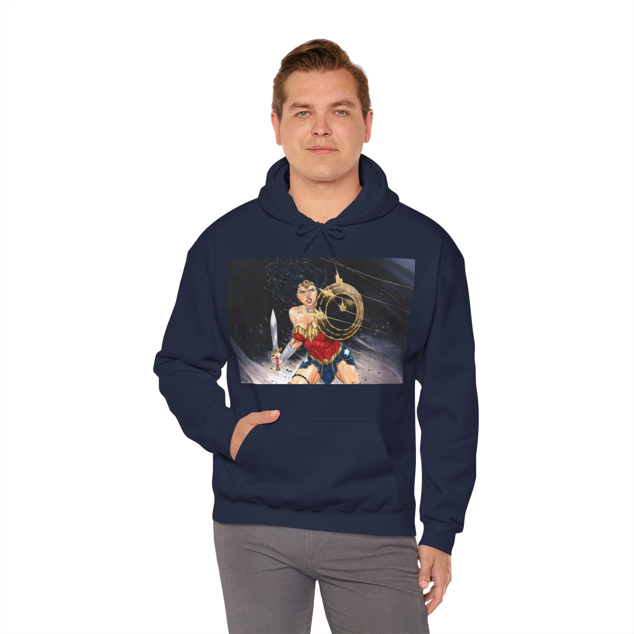 Wonder Woman Warrior Hoodie – Amazon Strength Design - Image 19