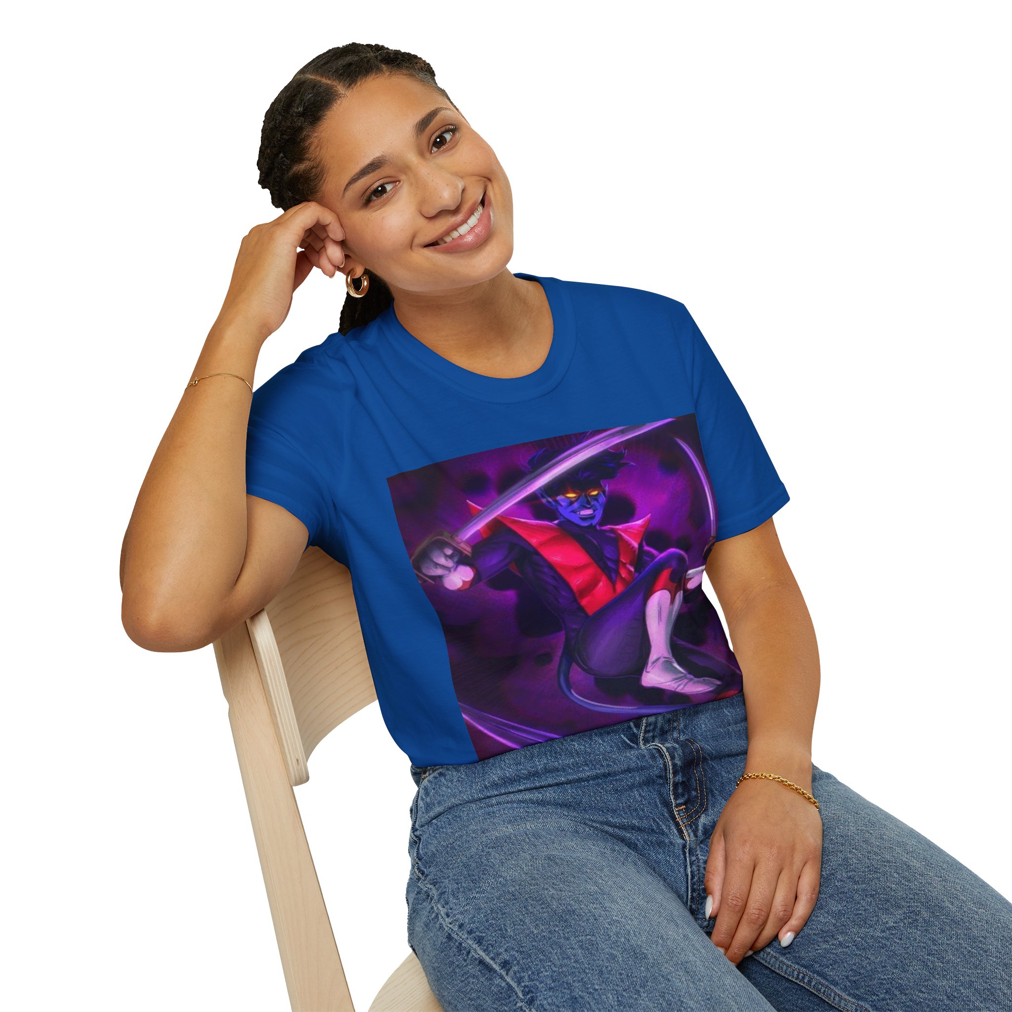 Nightcrawler Shadow Strike Comic Art Graphic Tee - Image 25