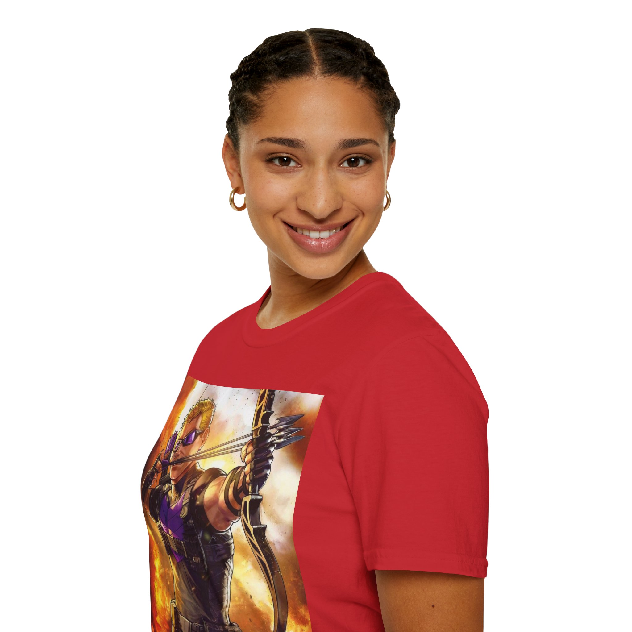 Hawkeye Precision Archer Fire Battle Graphic Tee - Image 33