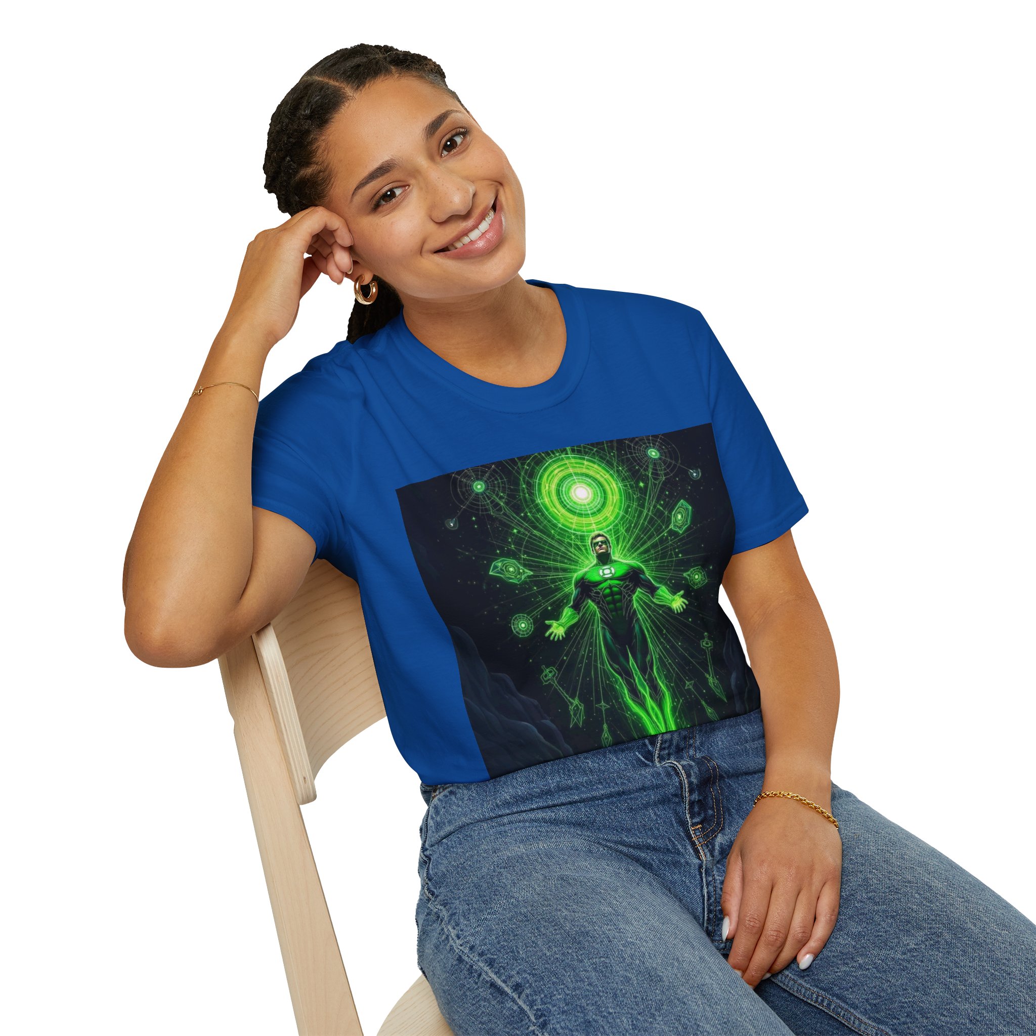 Green Lantern Cosmic Energy T-Shirt — Superhero Sci‑Fi Graphic Tee - Image 25